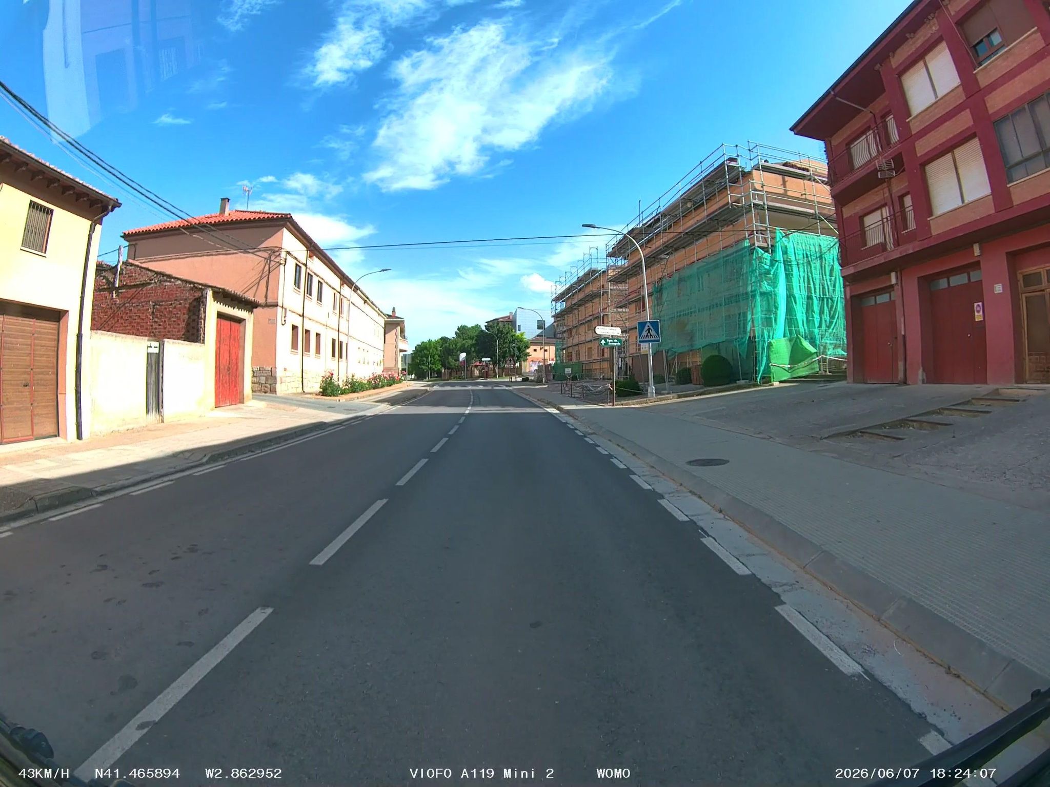 Street view of Berlanga de Duero