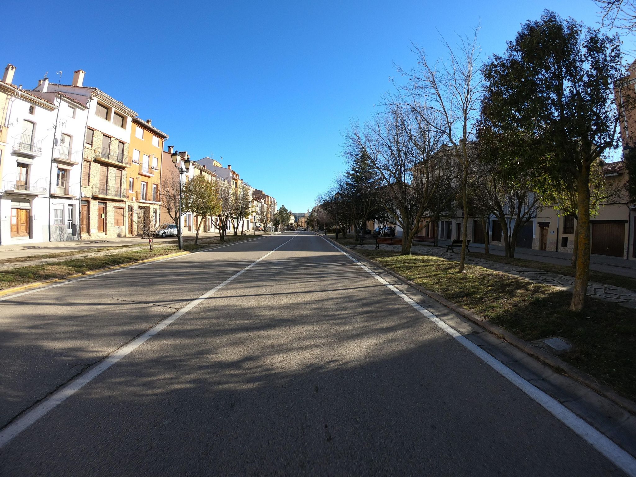 Street view of Villafranca del Cid