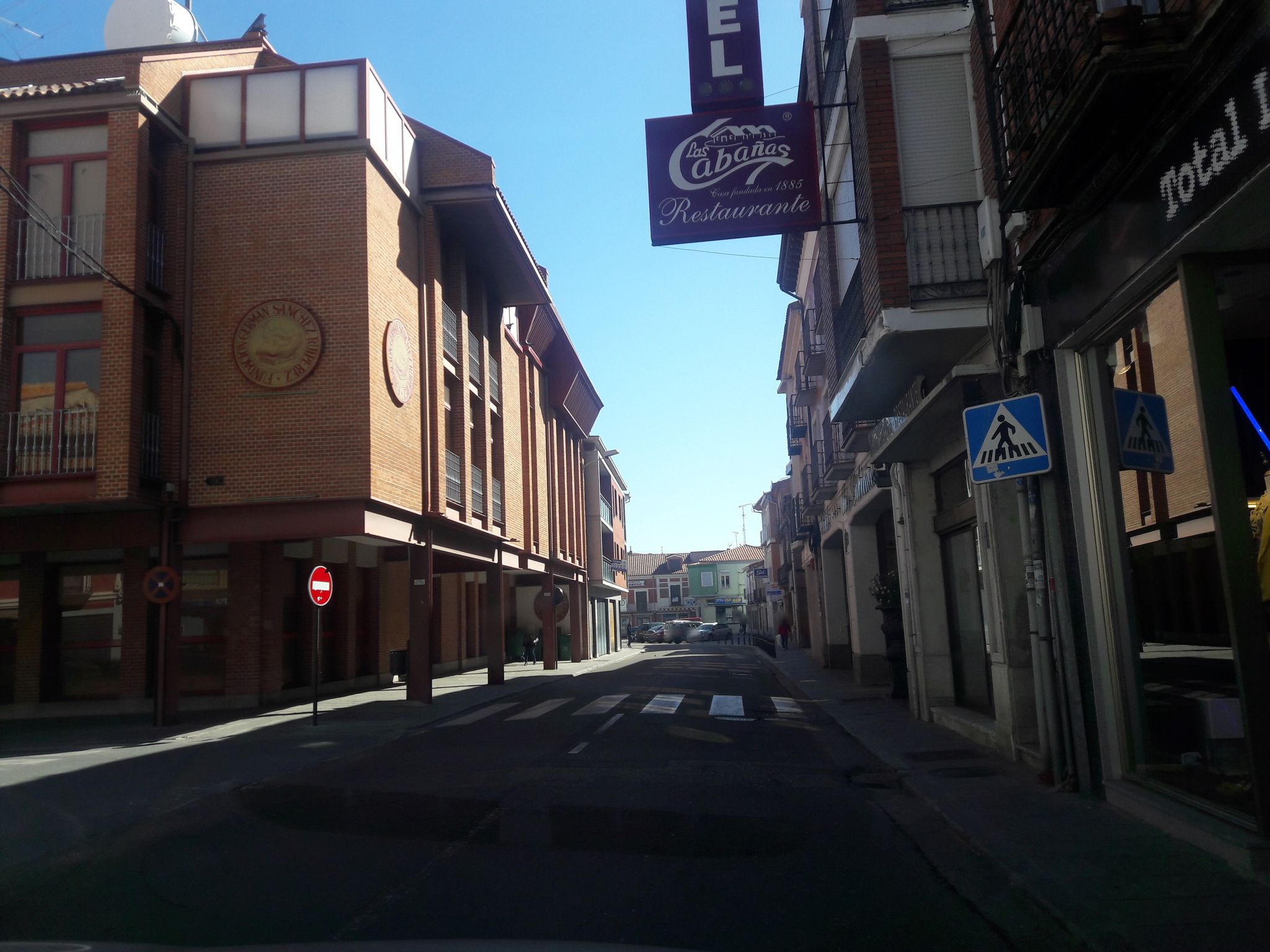 Street view of Peñaranda de Bracamonte