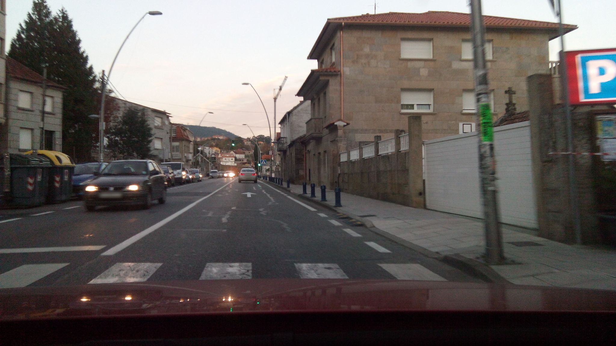 Street view of Combarro
