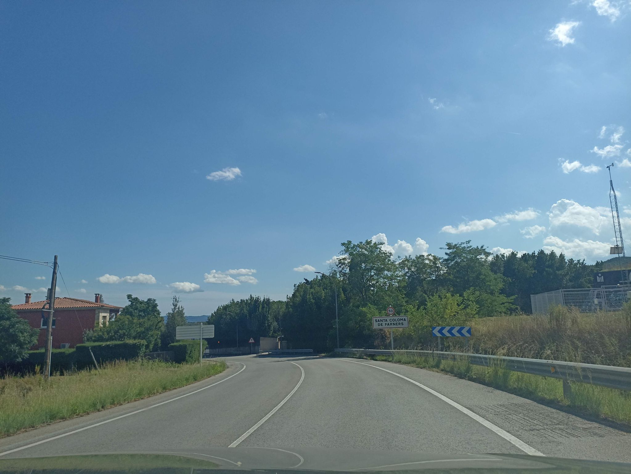 Street view of Santa Coloma de Farners