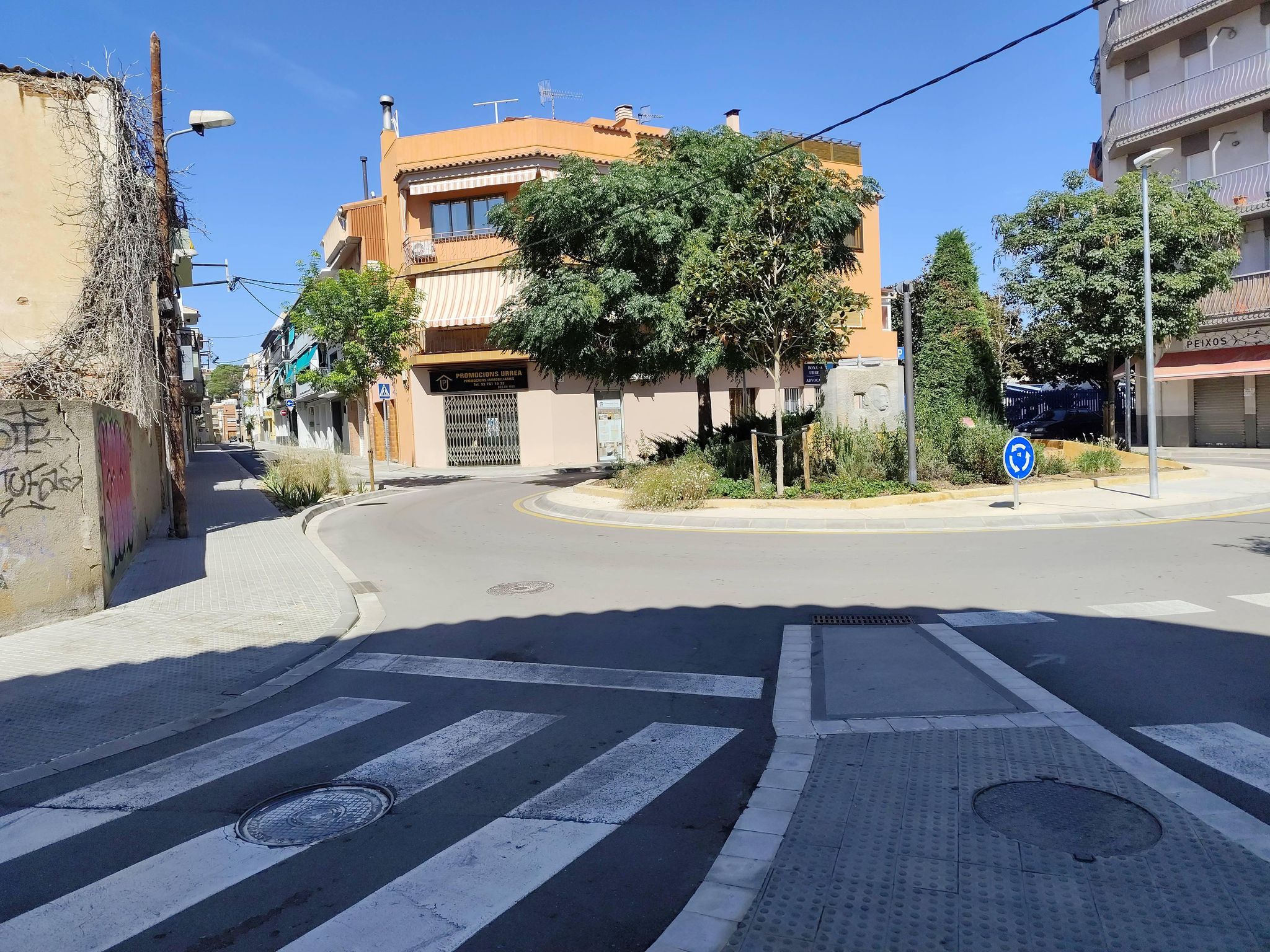 Street view of Malgrat de Mar
