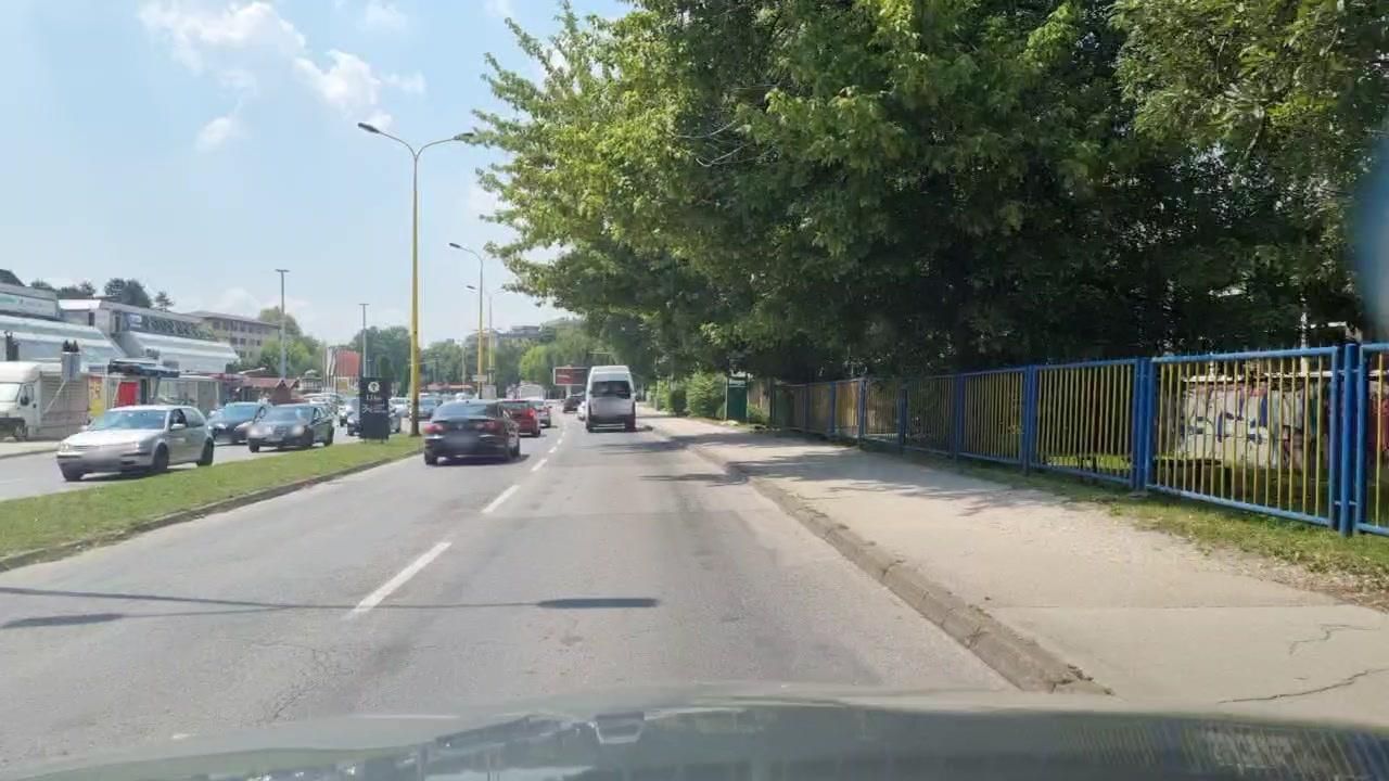 Street view of Tuzla