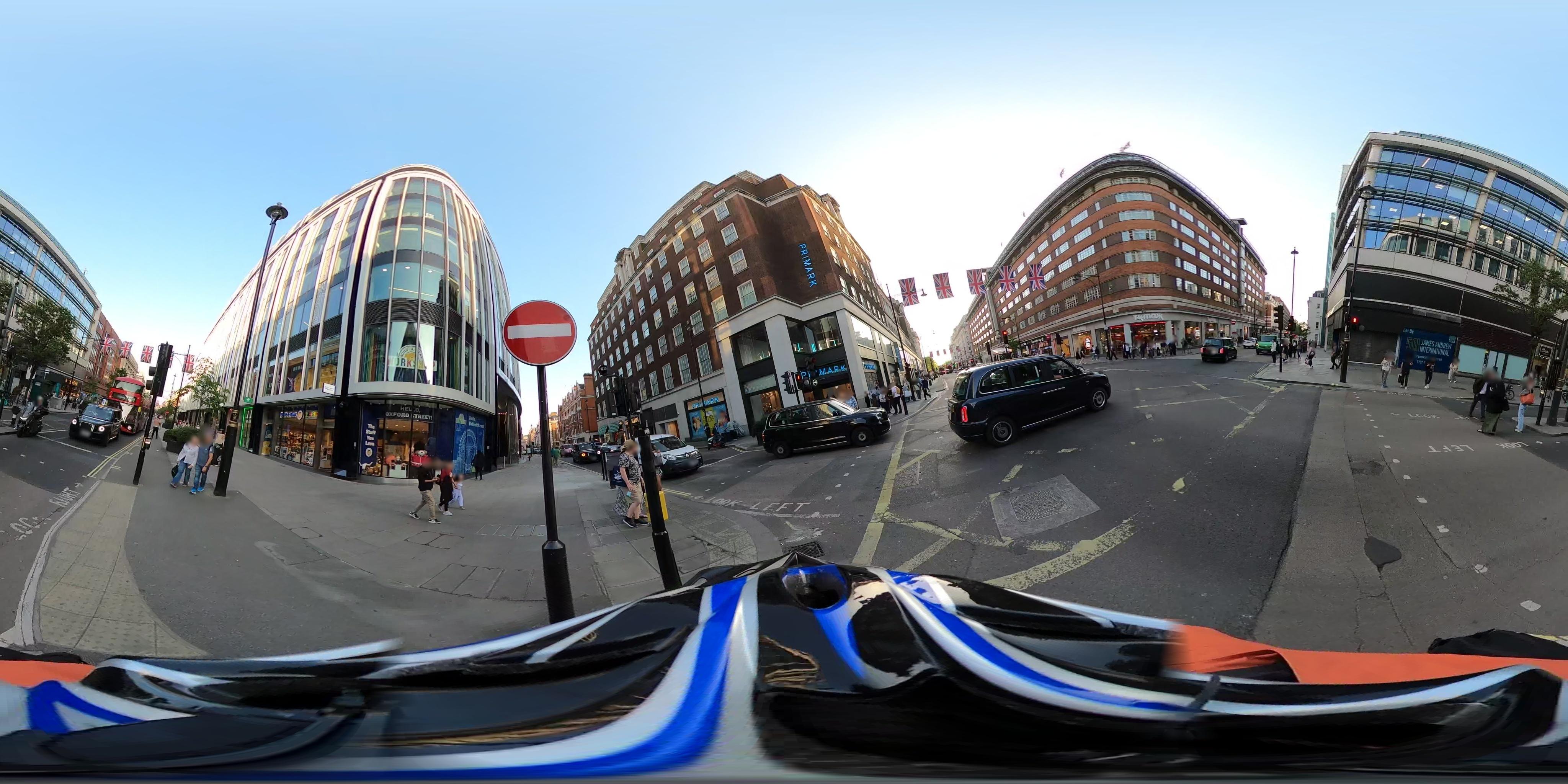 Street view of West End of London