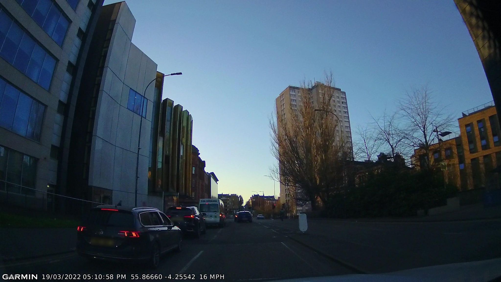Street view of Glasgow