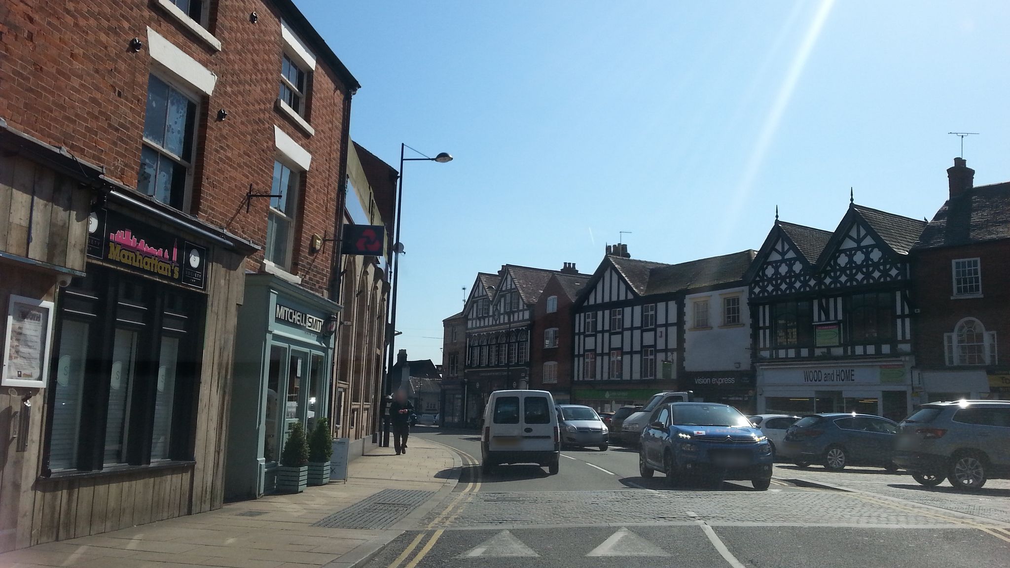 Street view of Uttoxeter