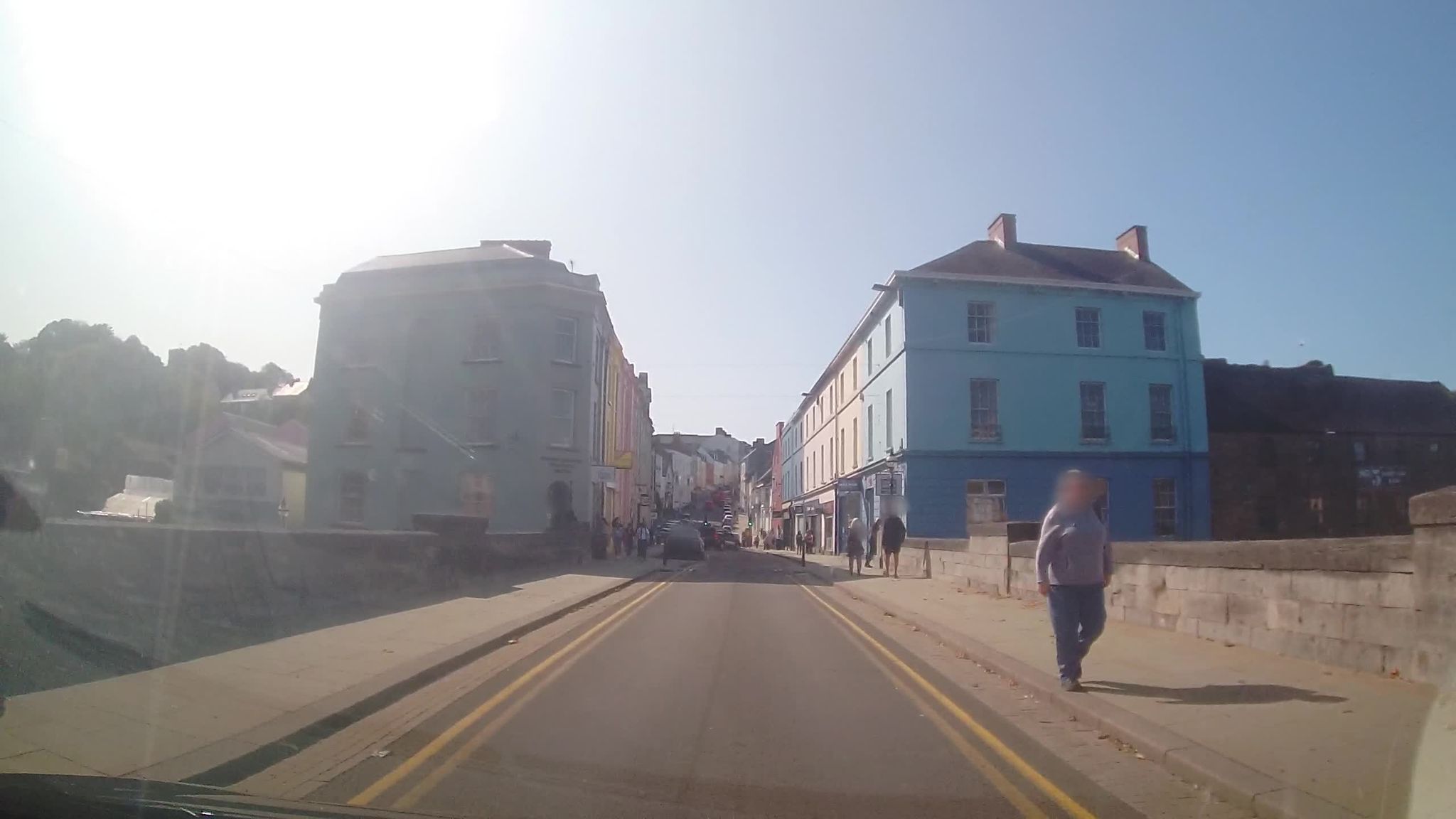 Street view of Haverfordwest
