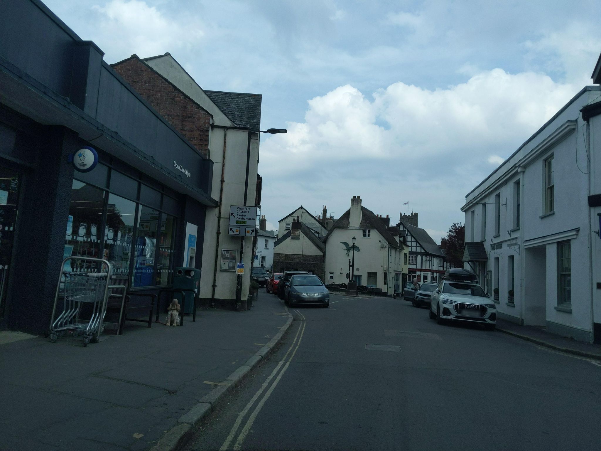 Street view of Moretonhampstead