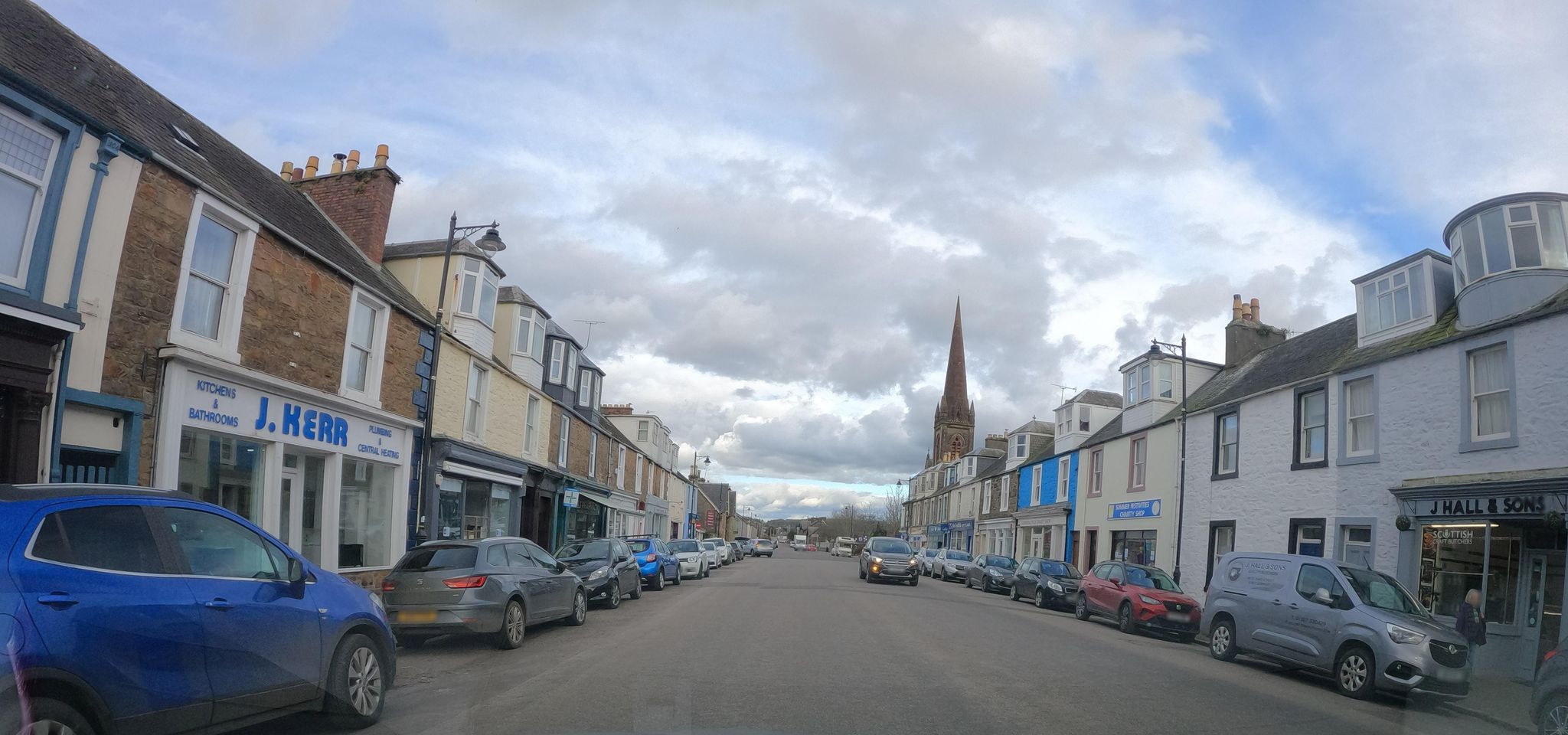 Street view of Kirkcudbright