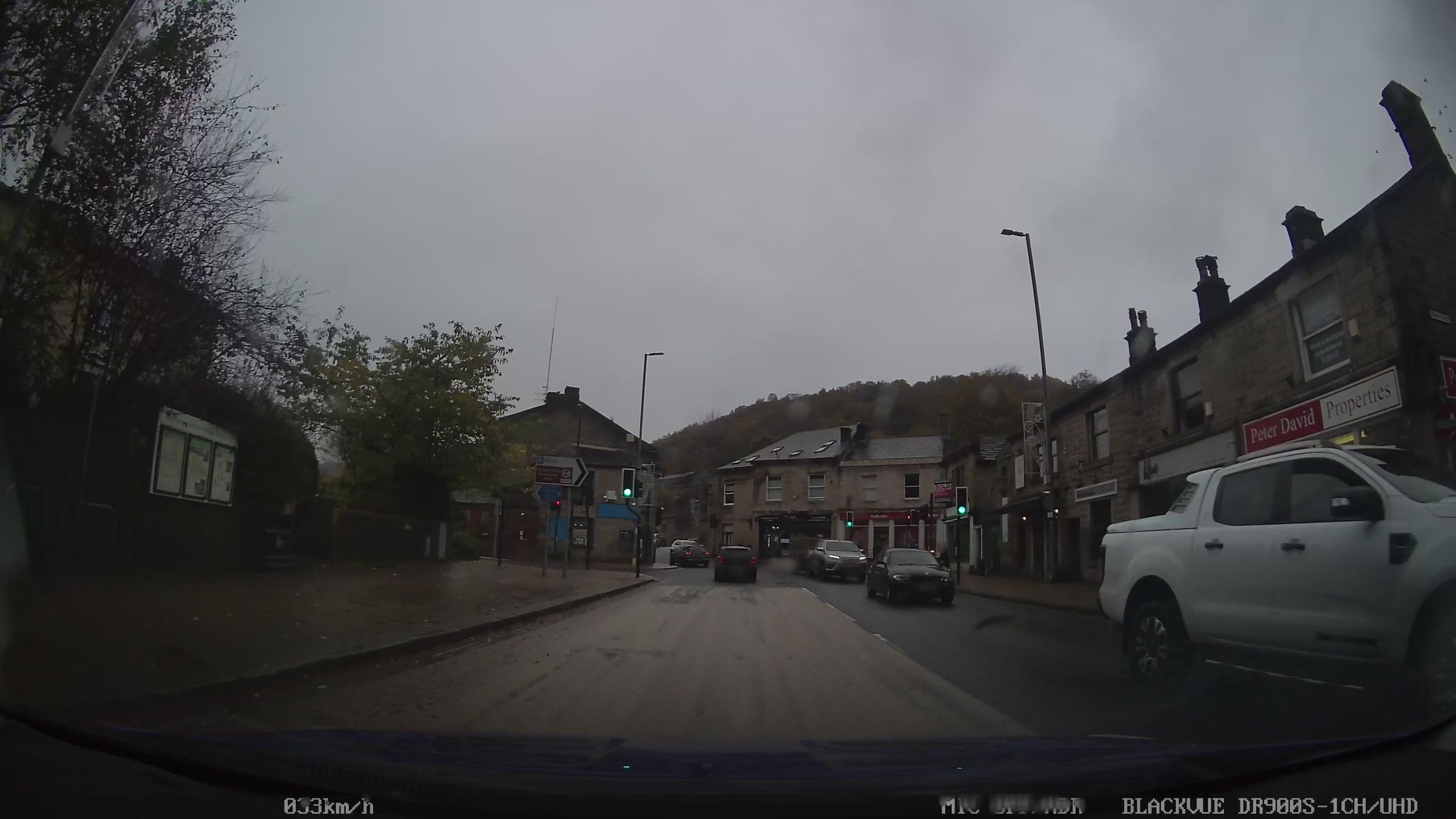 Street view of Hebden Bridge