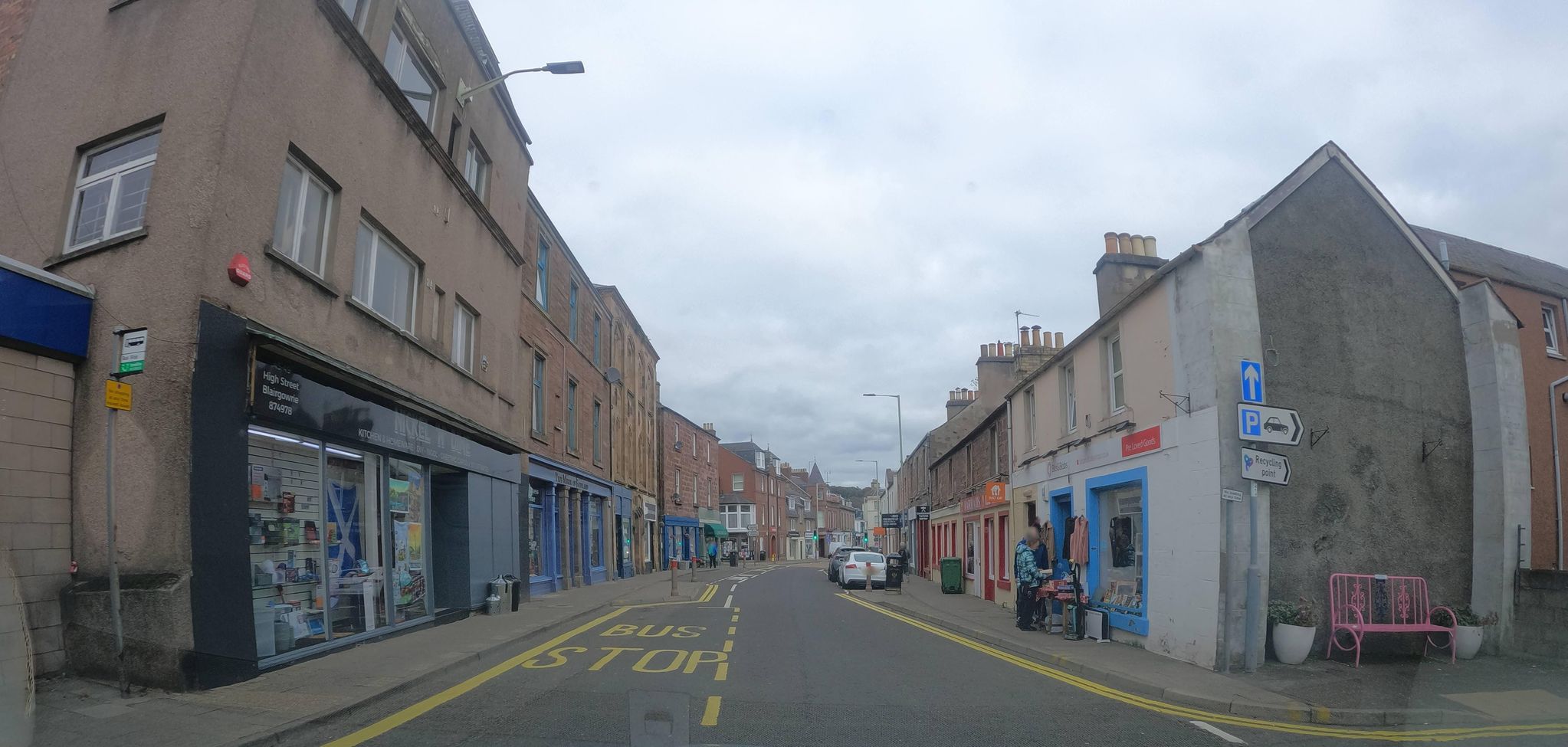 Street view of Blairgowrie and Rattray