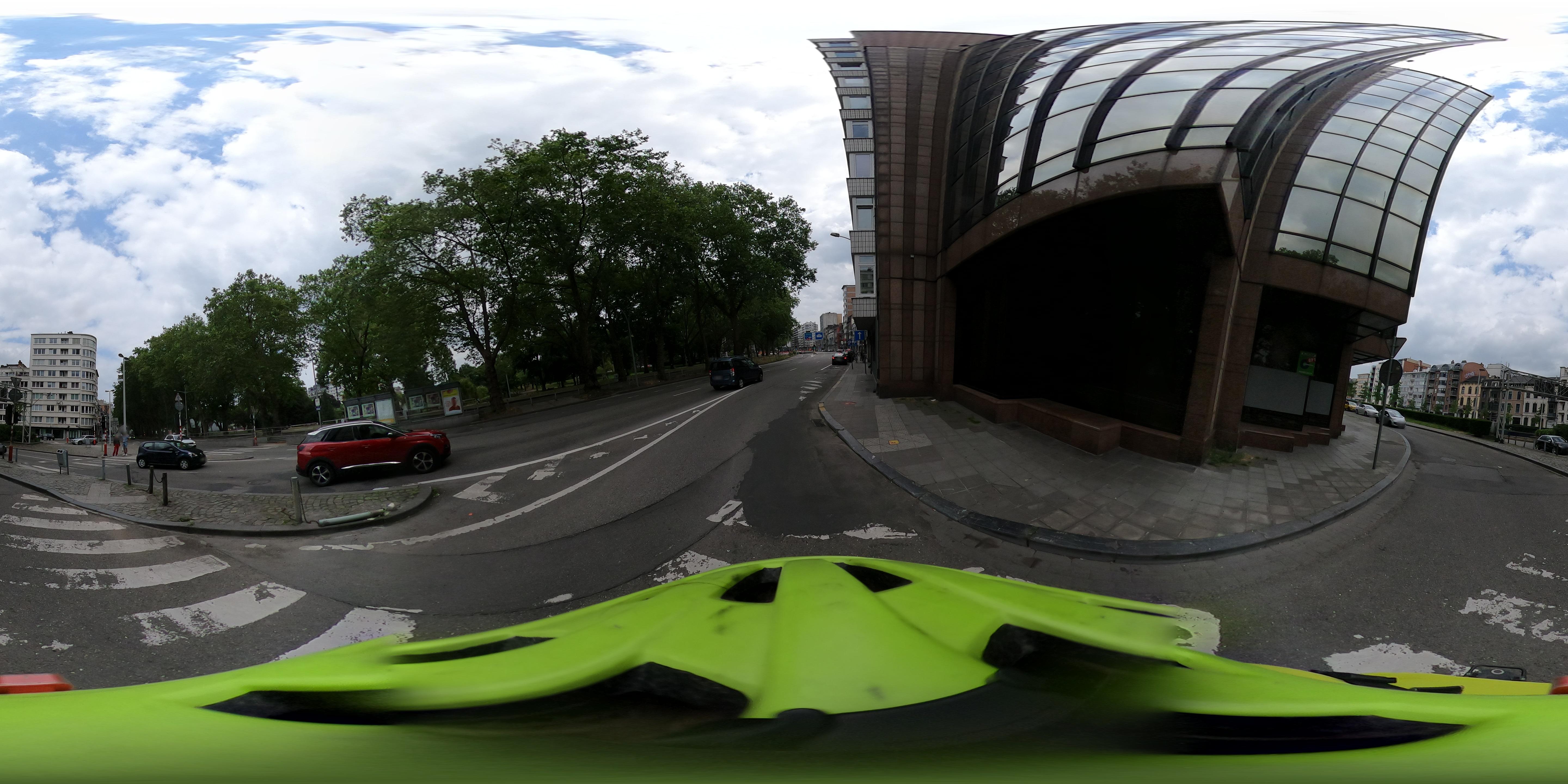Street view of Liège