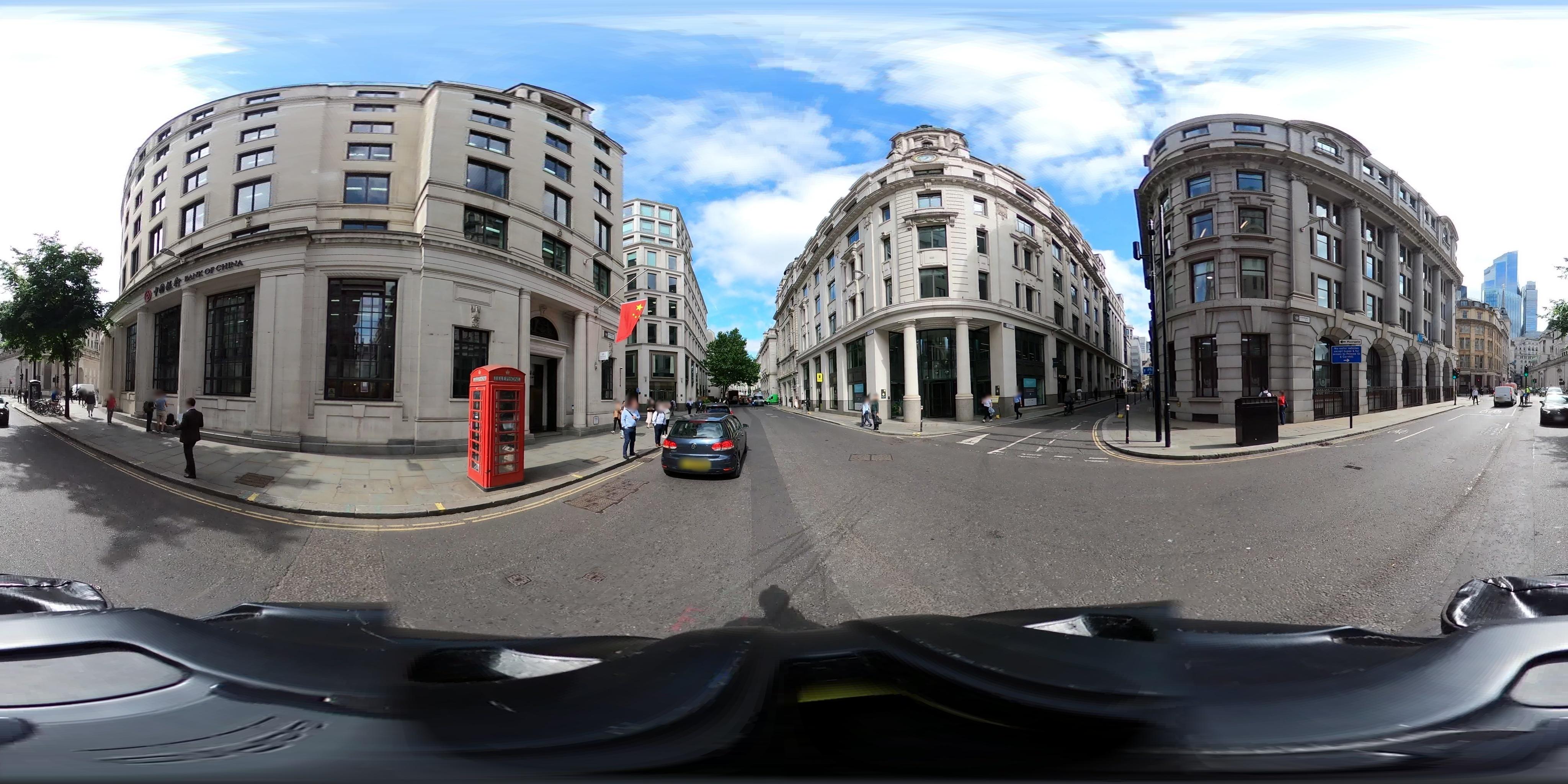 Street view of City of London
