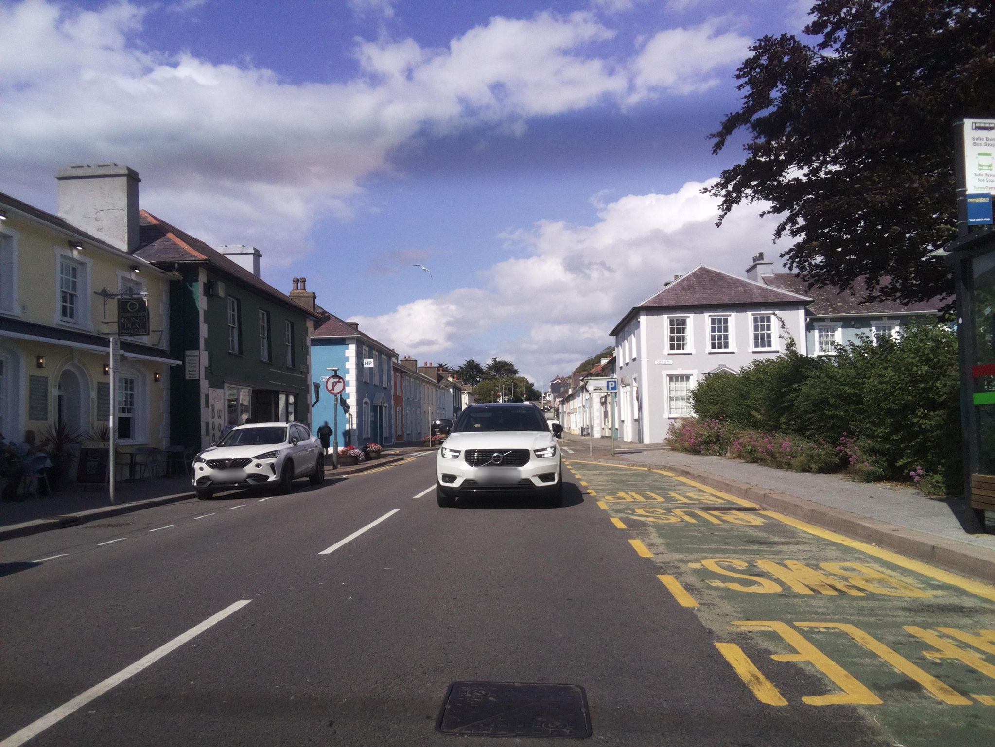 Street view of Aberaeron