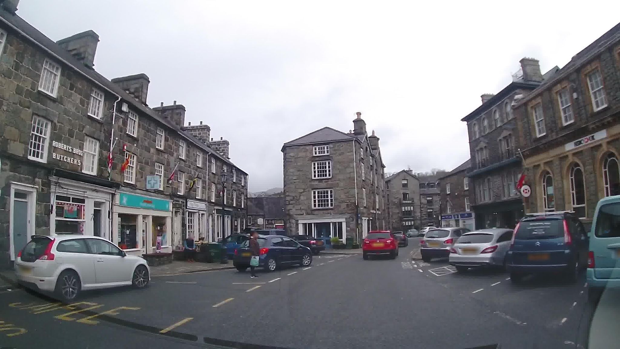 Street view of Dolgellau