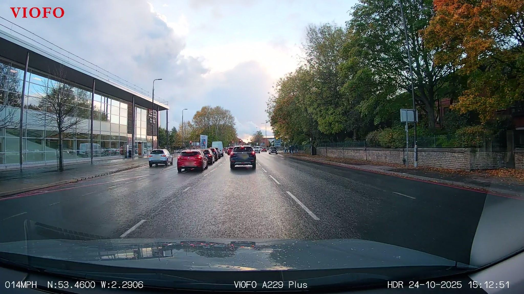 Street view of Old Trafford