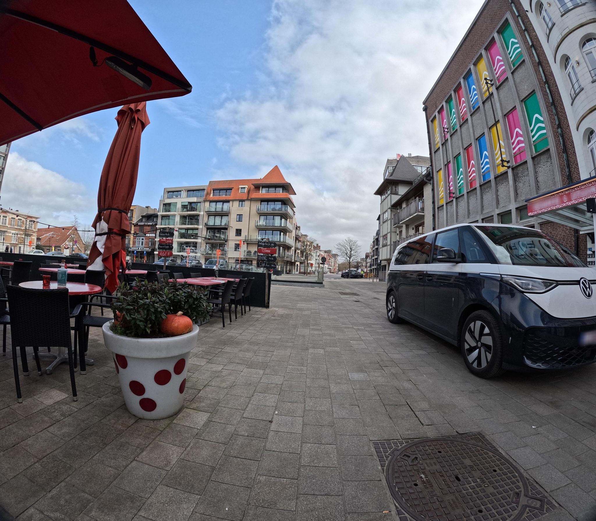 Street view of De Panne