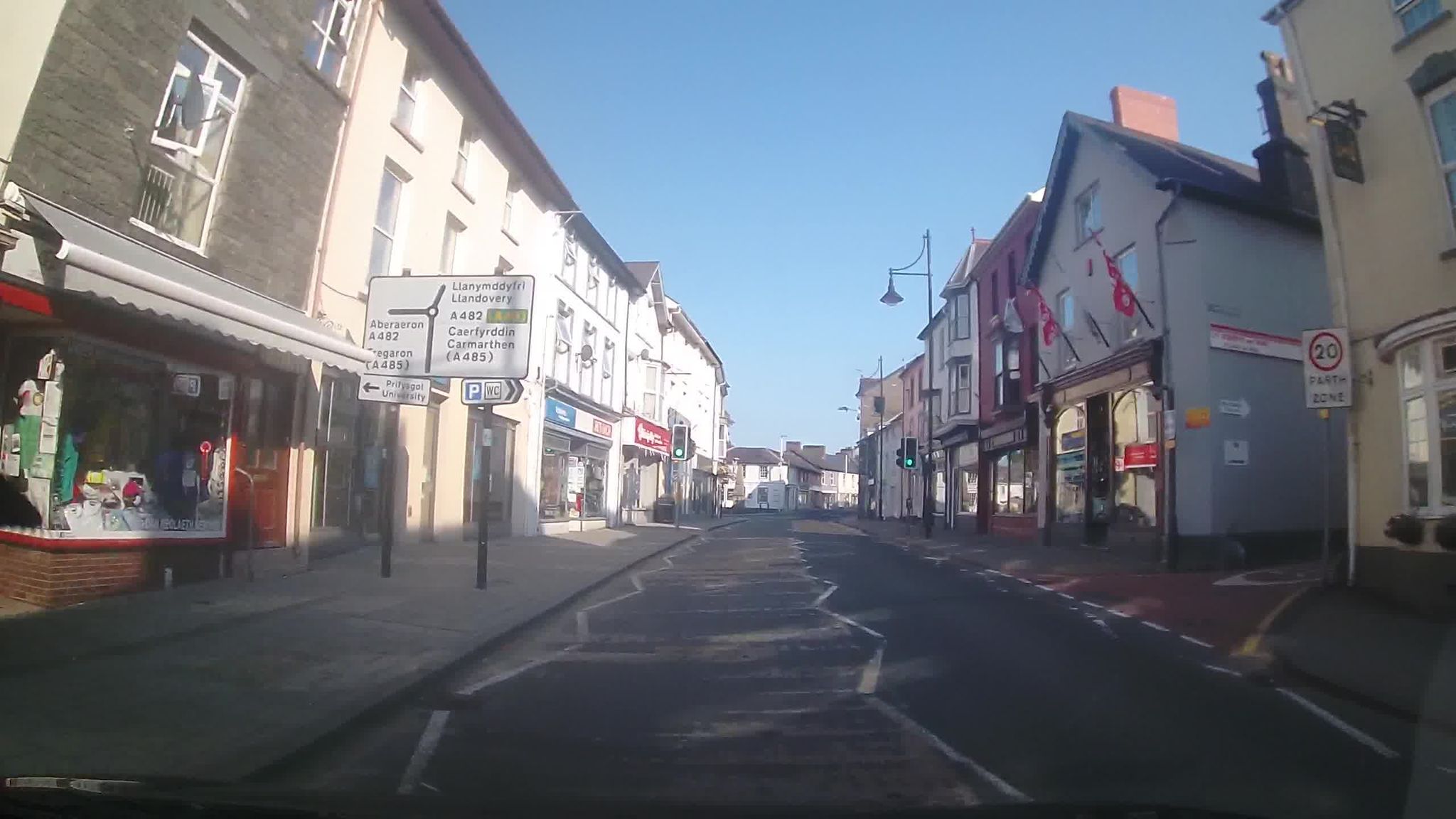 Street view of Lampeter