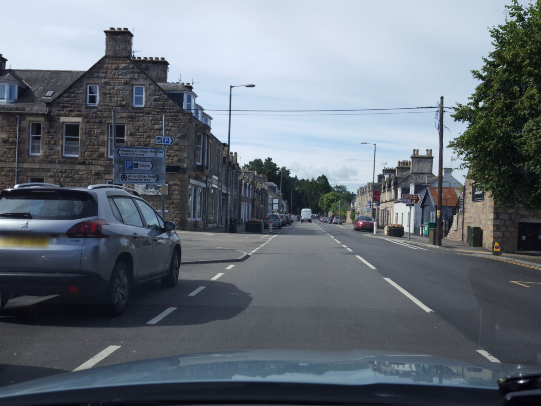 Street view of Charlestown of Aberlour
