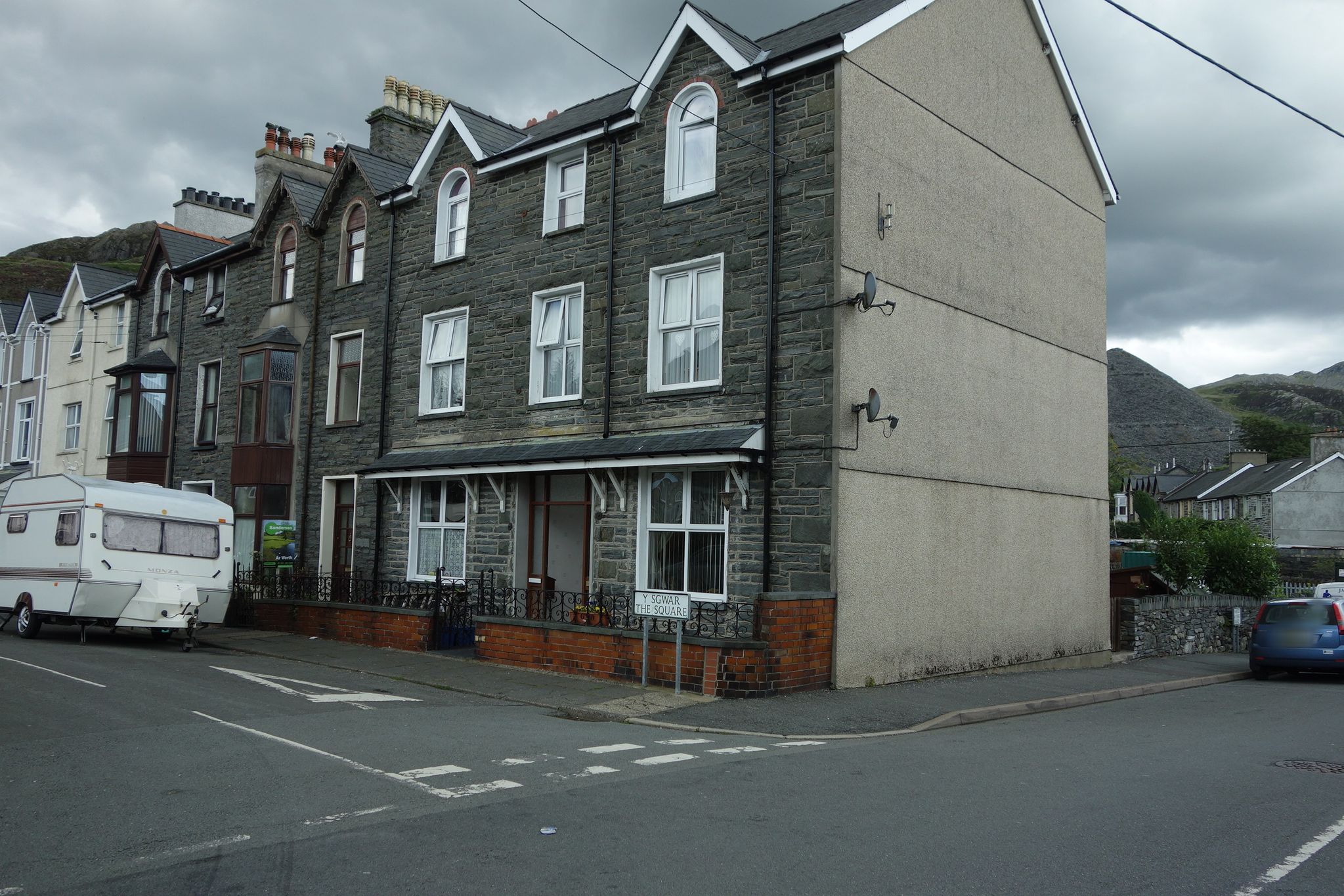 Street view of Blaenau-Ffestiniog