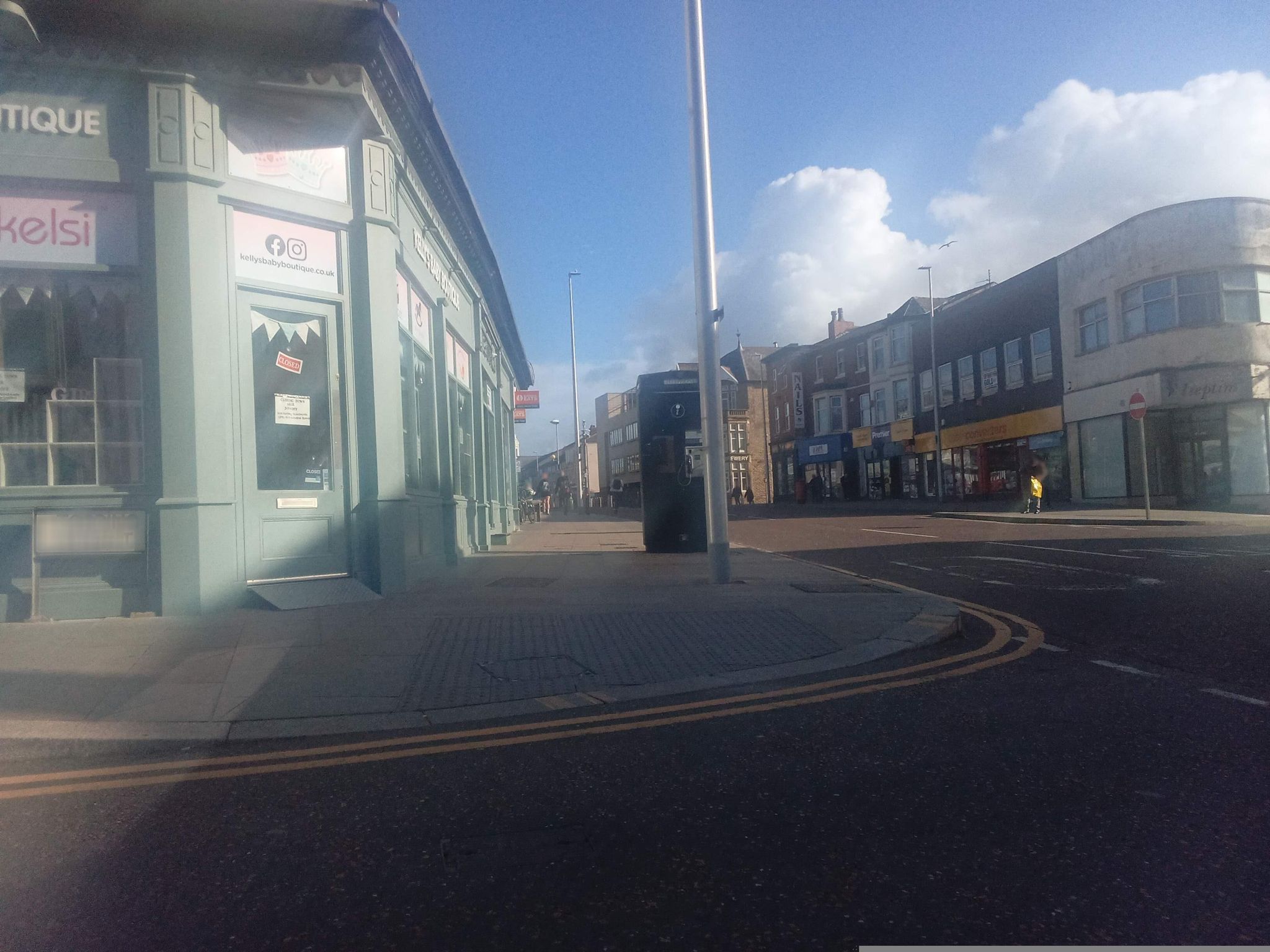 Street view of Blackpool