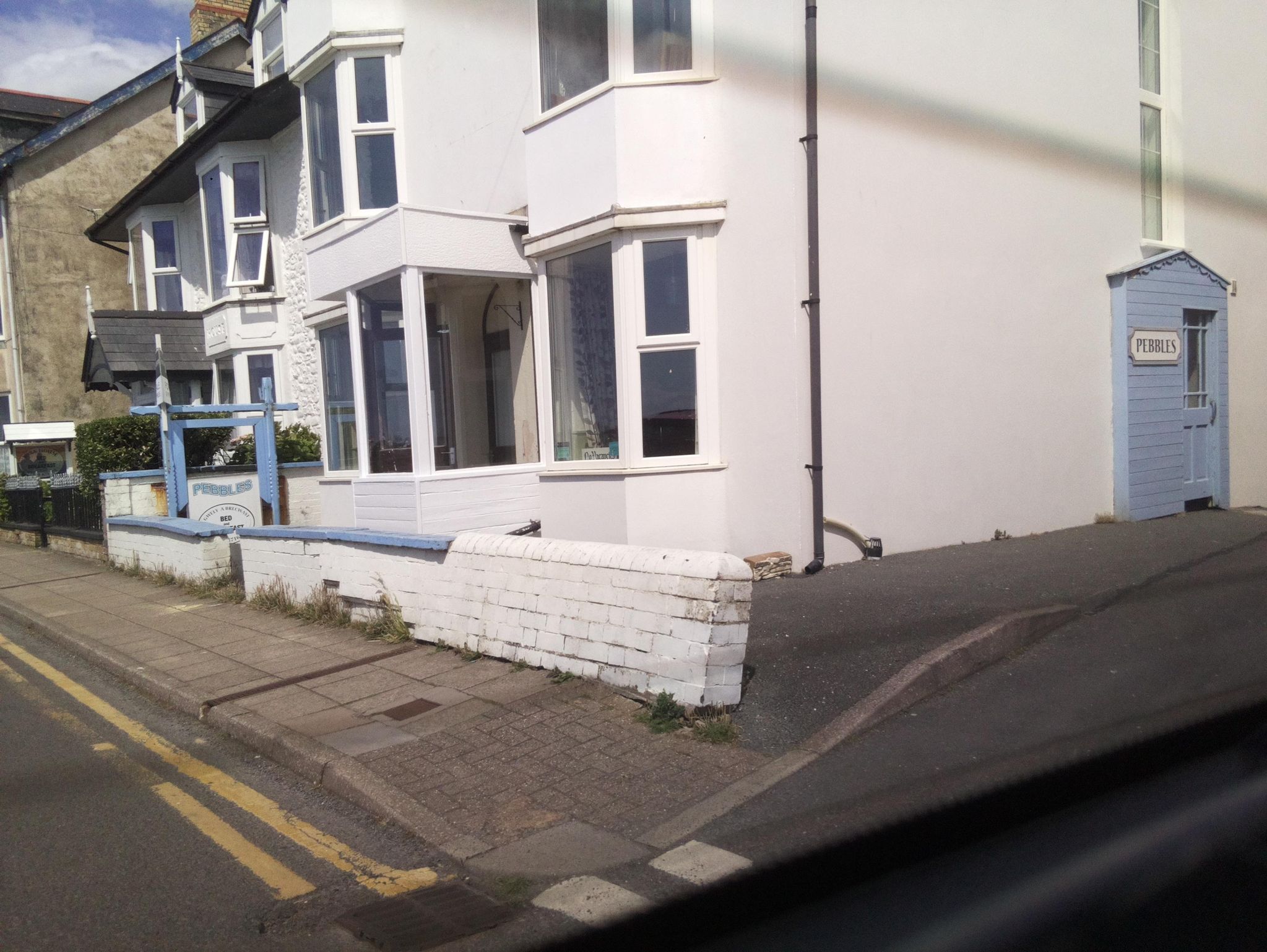Street view of Borth