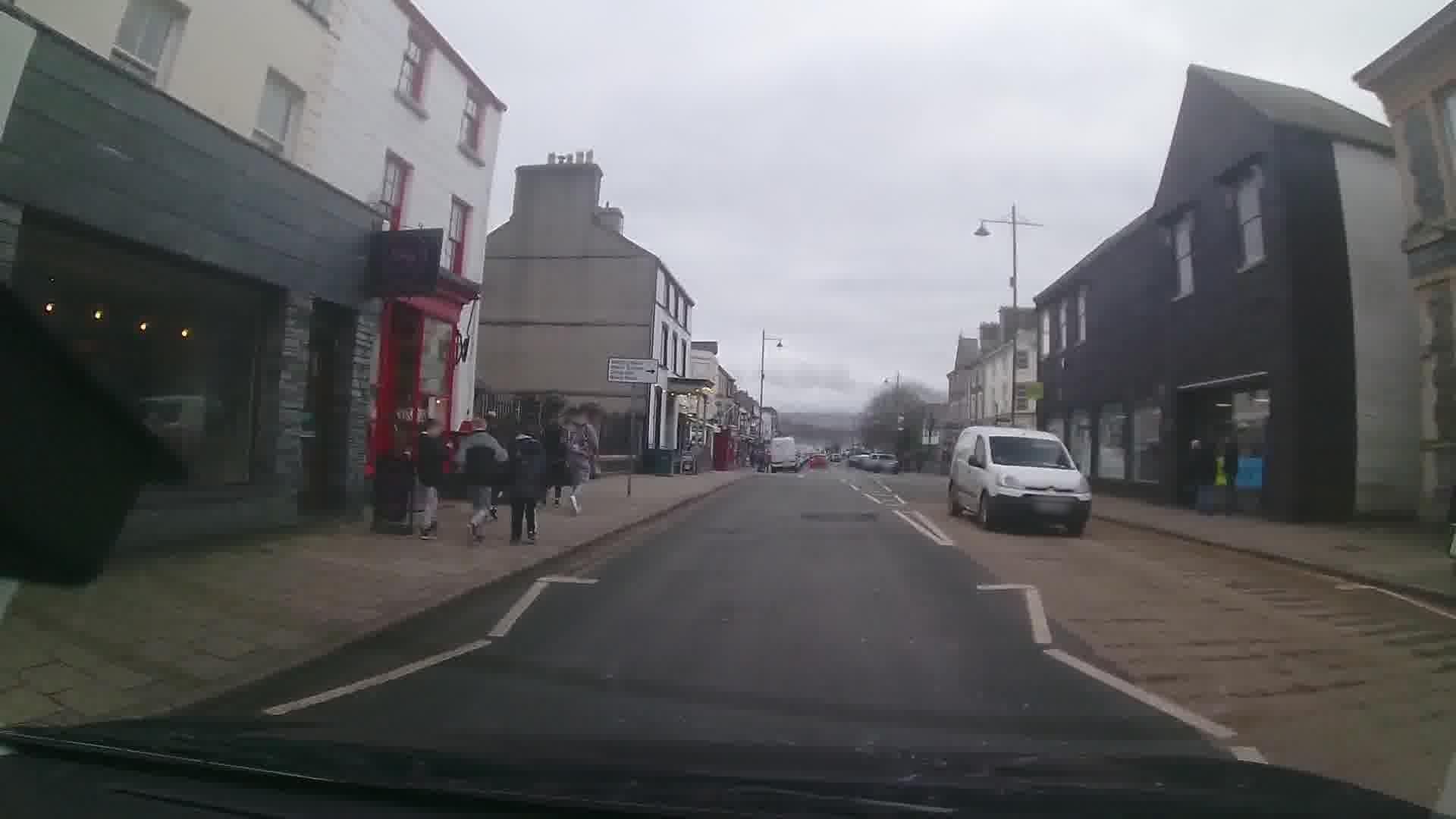 Street view of Porthmadog