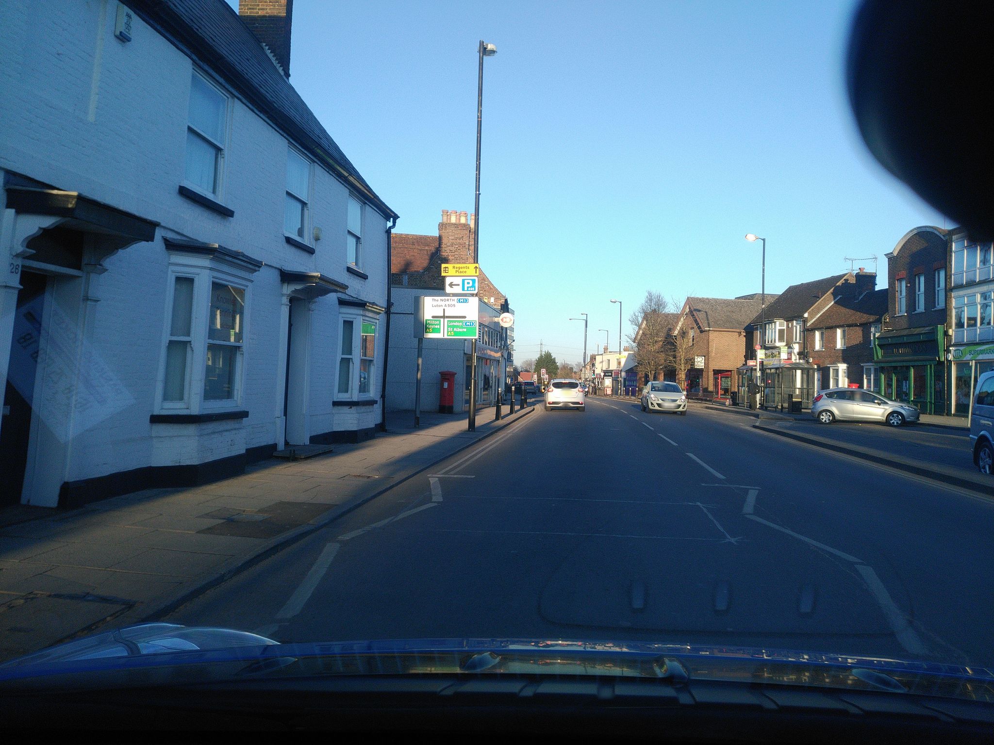 Street view of Dunstable