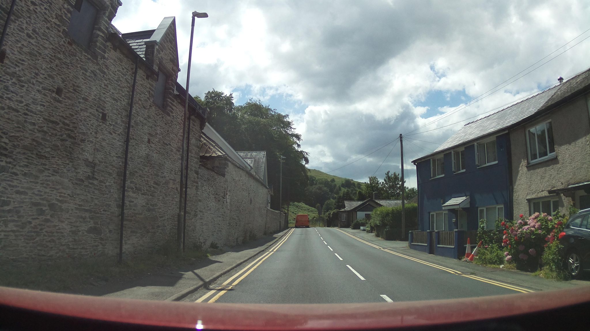 Street view of Machynlleth