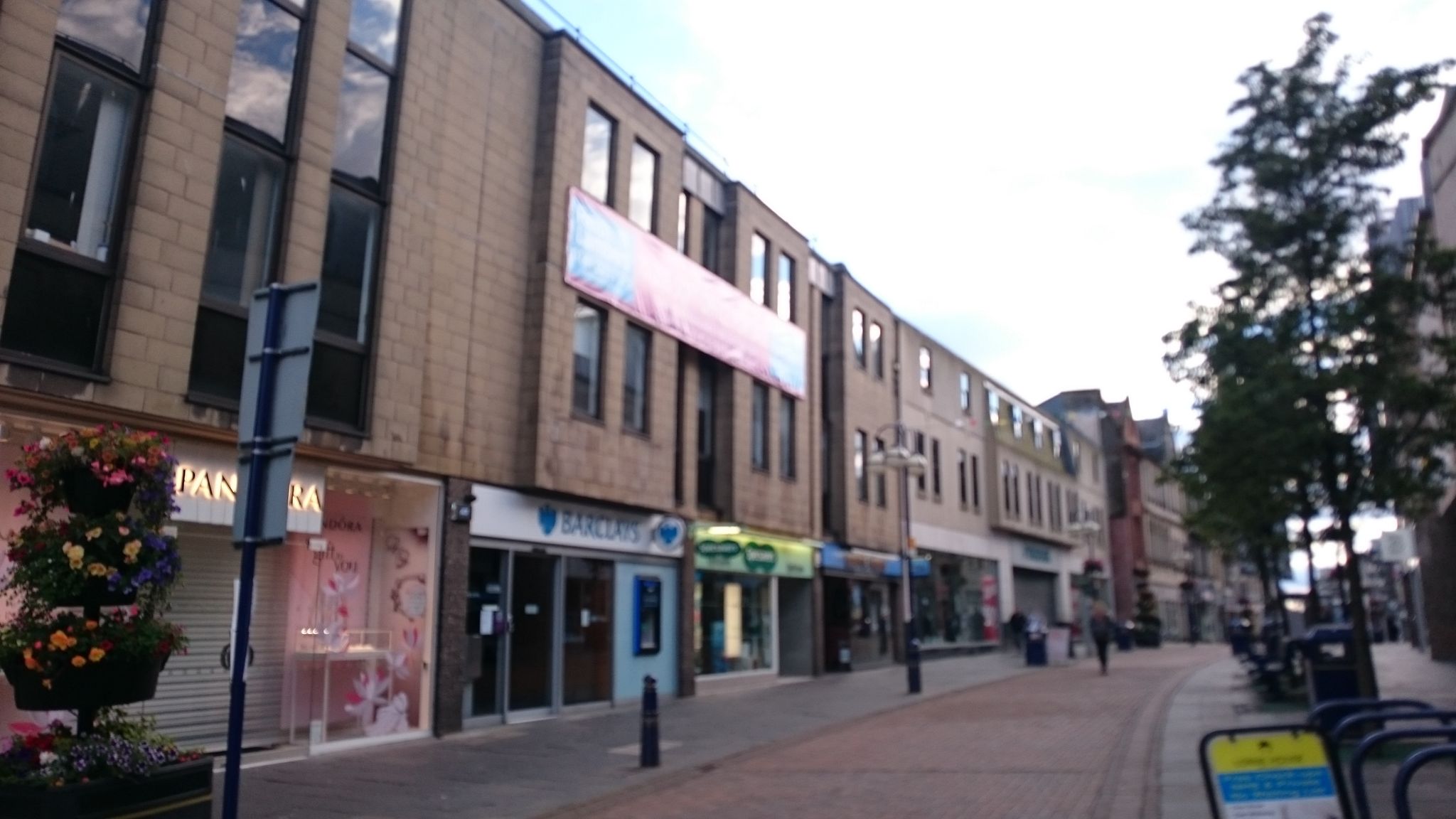Street view of Dunfermline