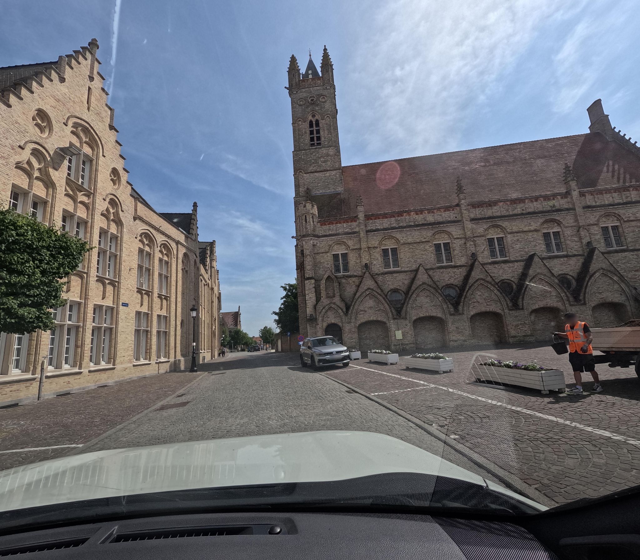 Street view of Nieuwpoort