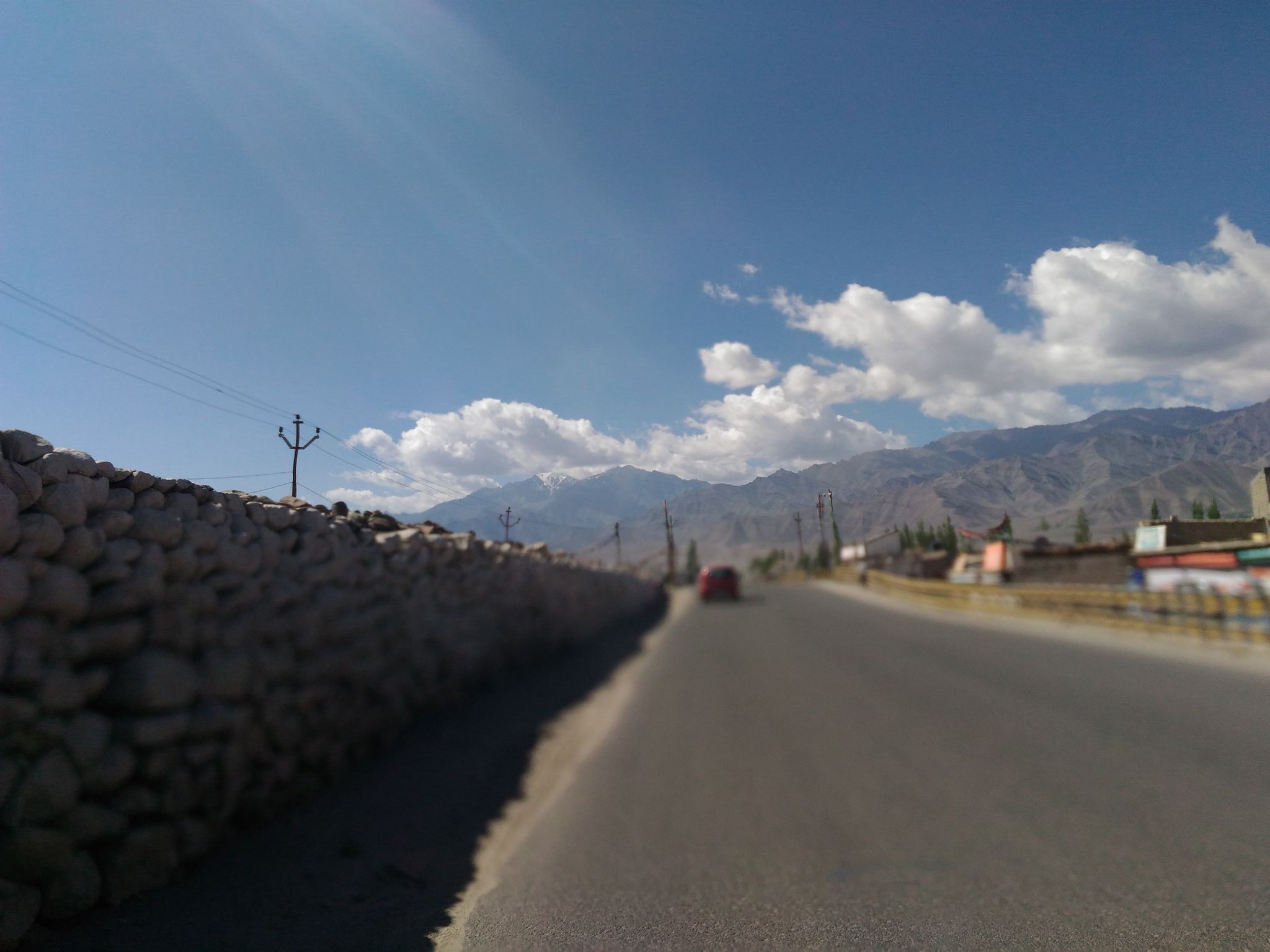 Street view of Choglamsar