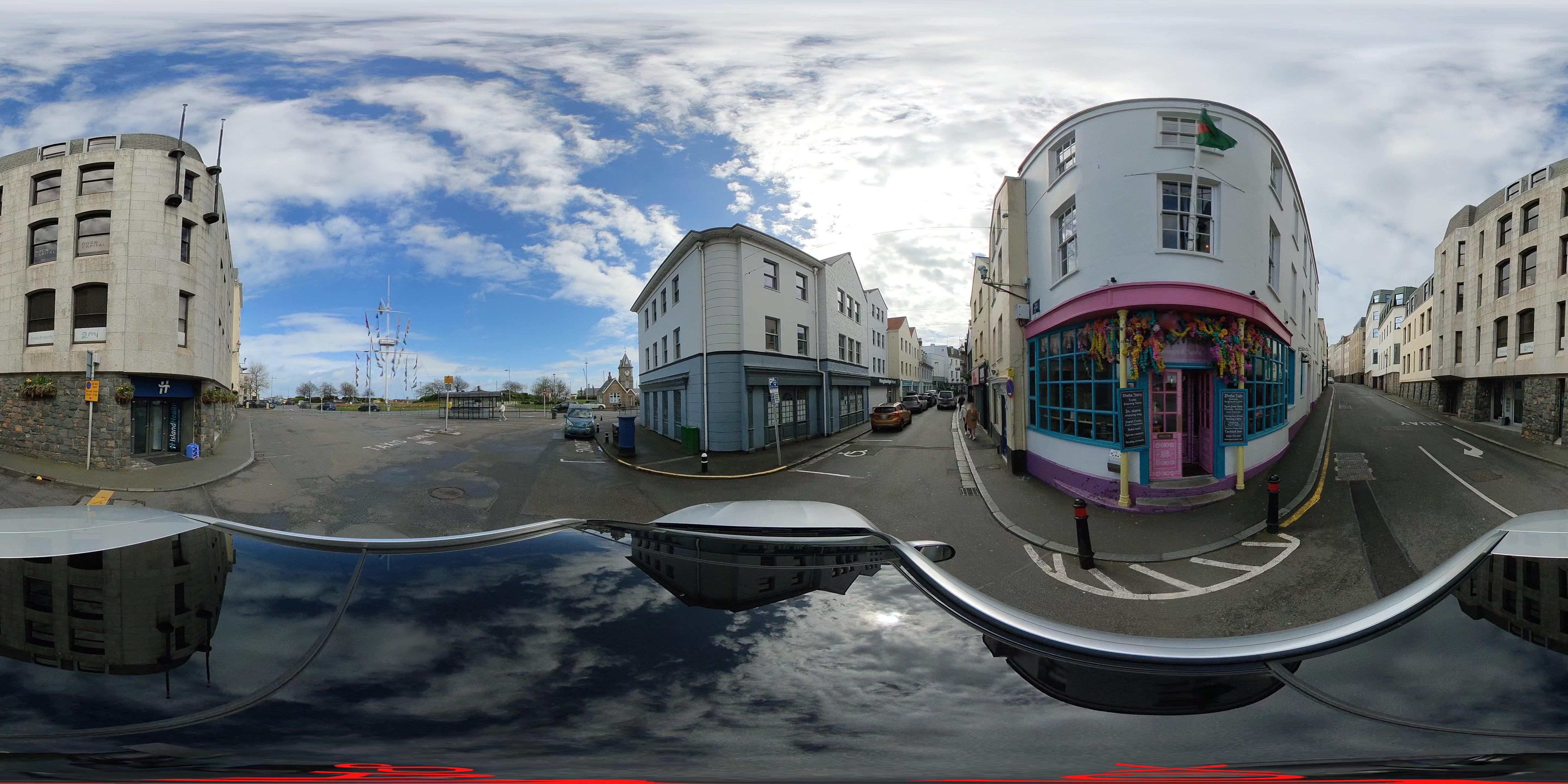 Street view of Saint Peter Port