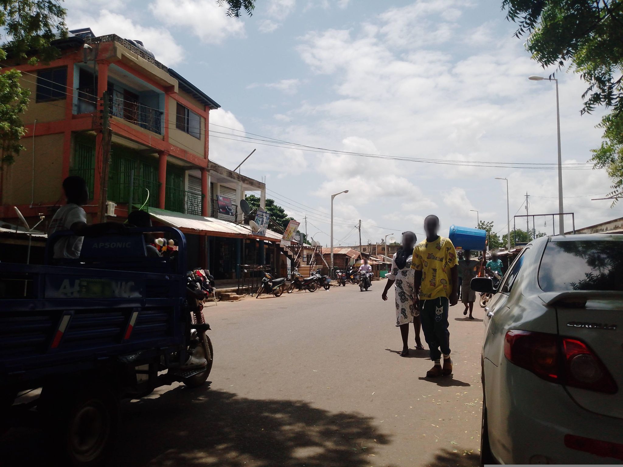 Street view of Bolgatanga