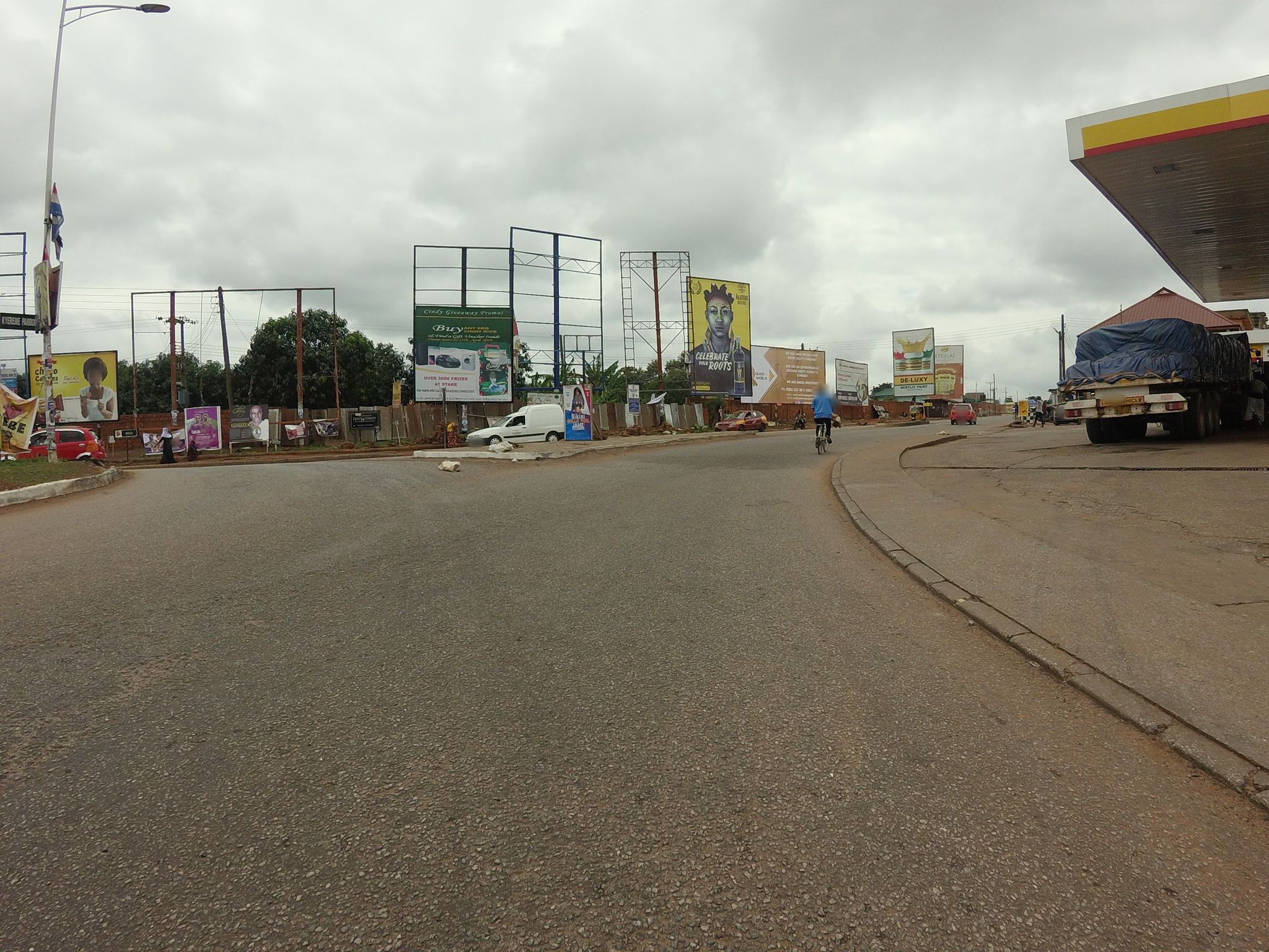 Street view of Techiman