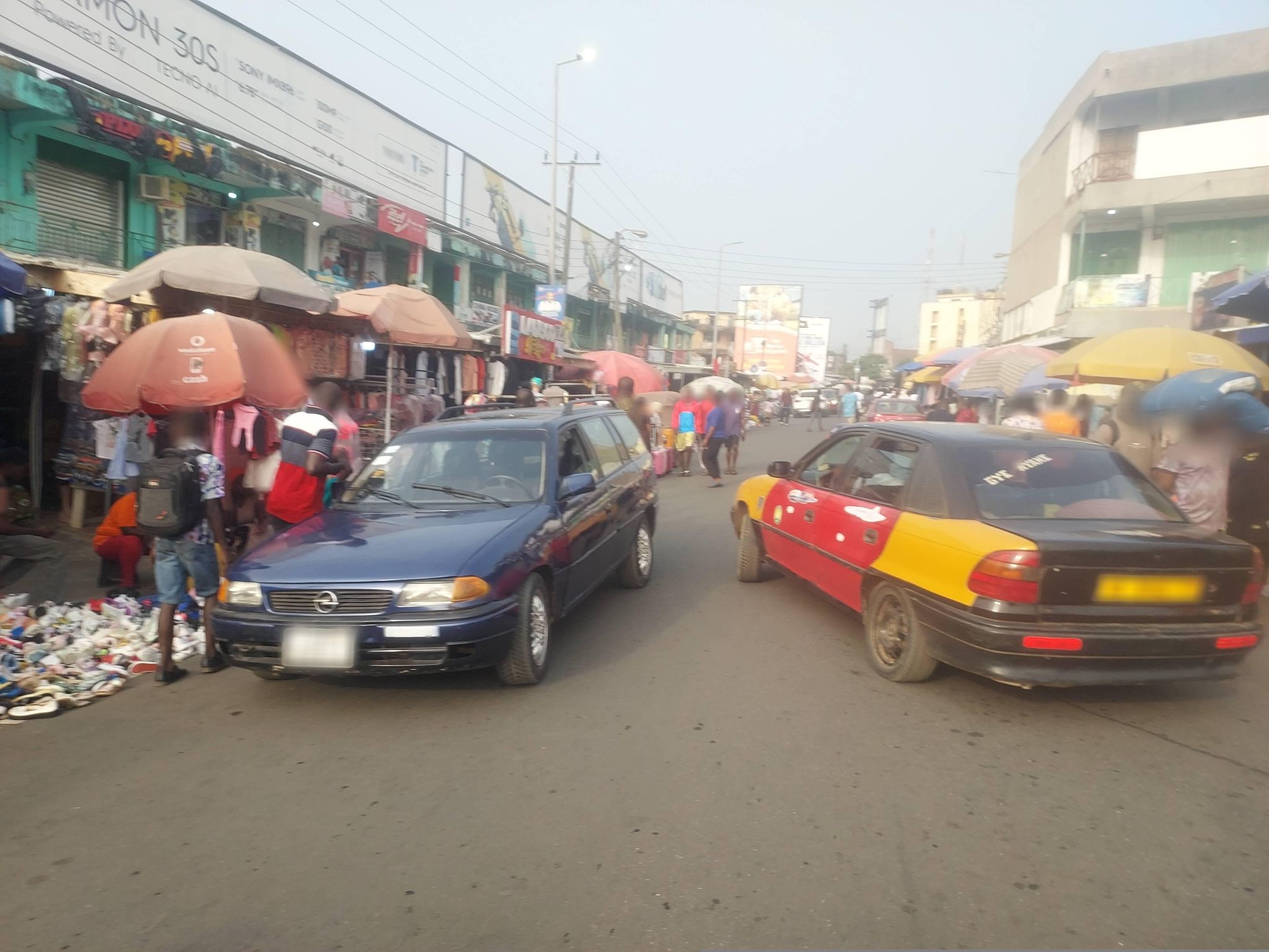 Street view of Koforidua