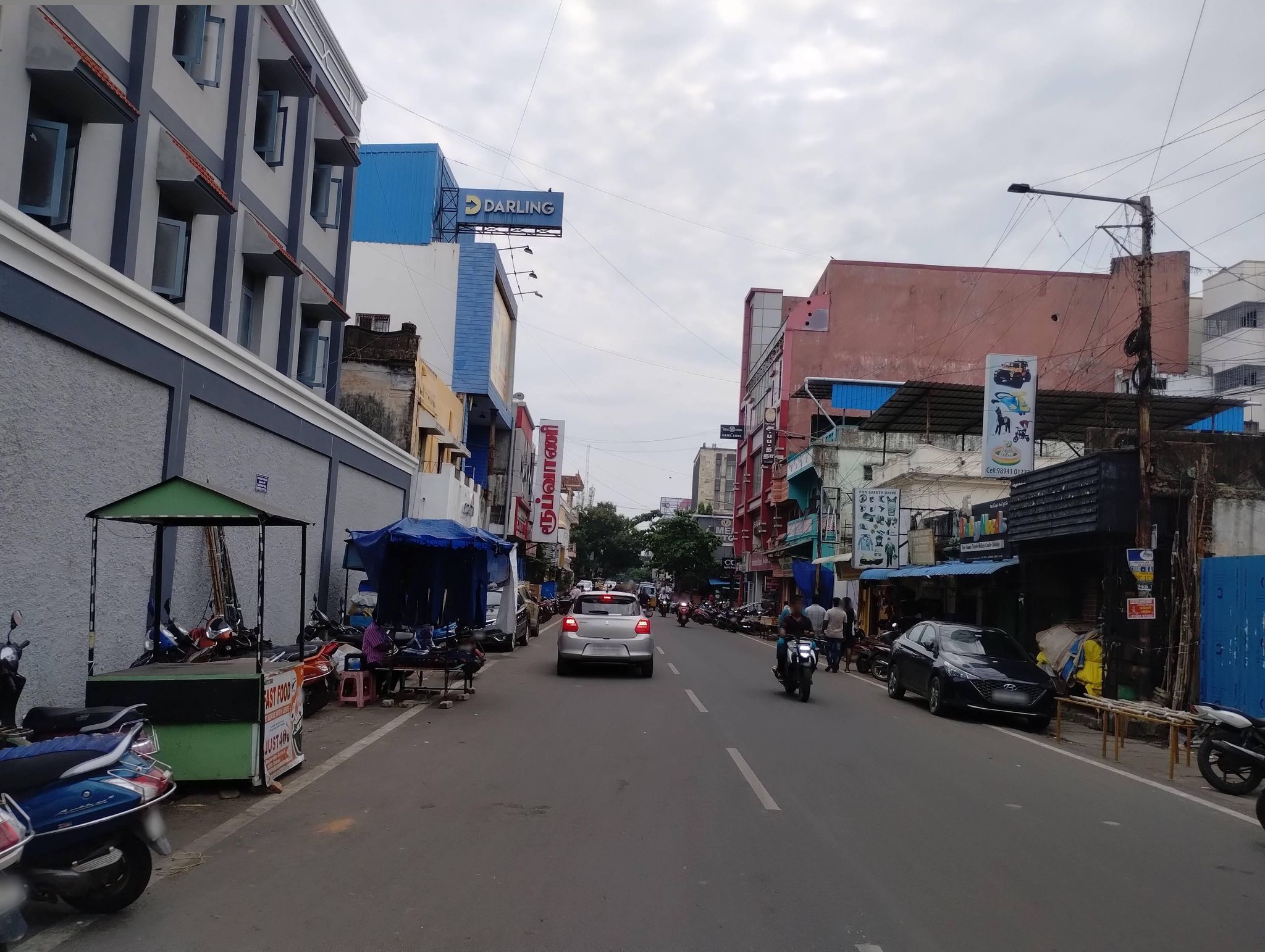 Street view of Puducherry