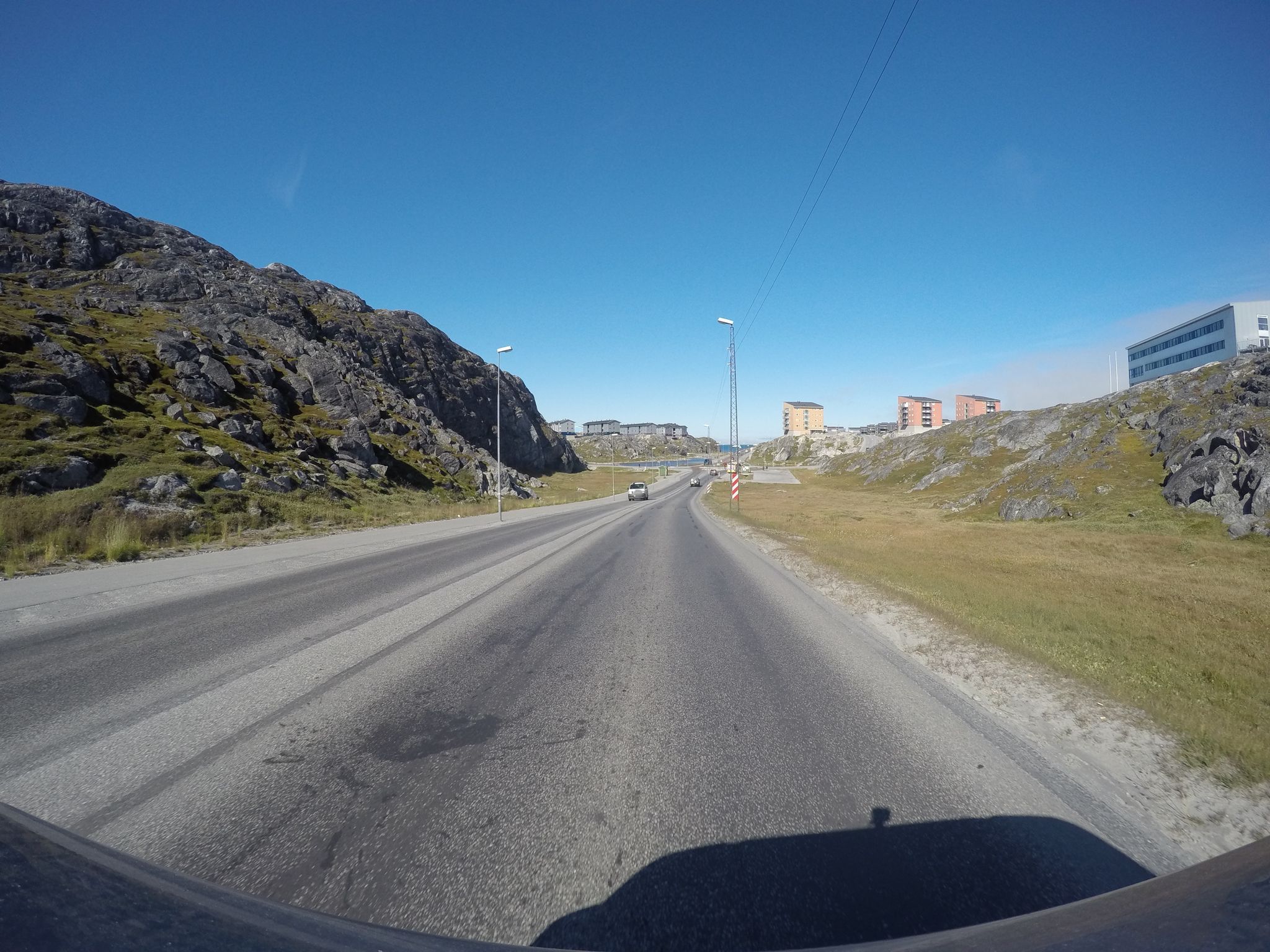Street view of Nuuk