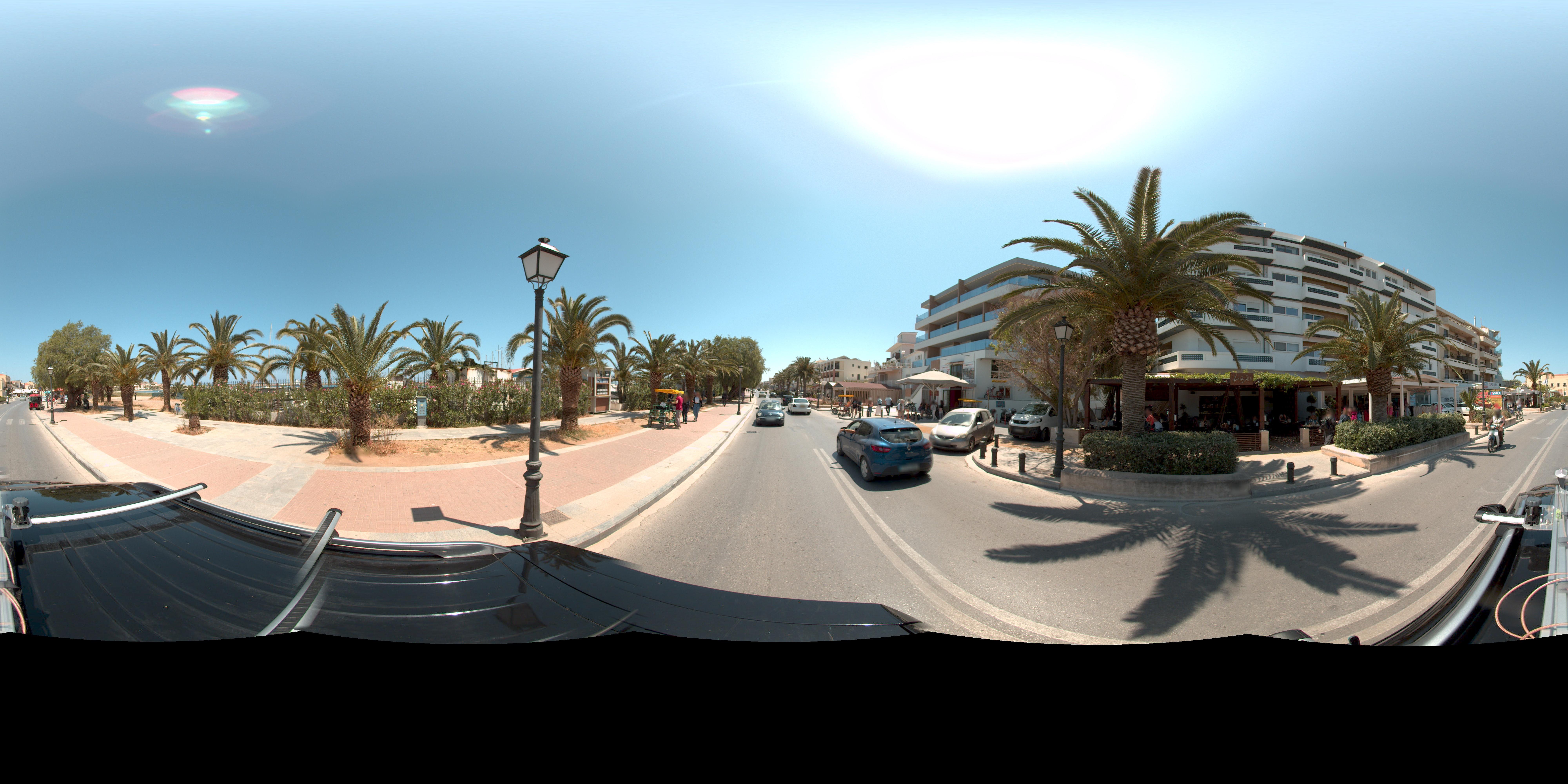 Street view of Rethymno