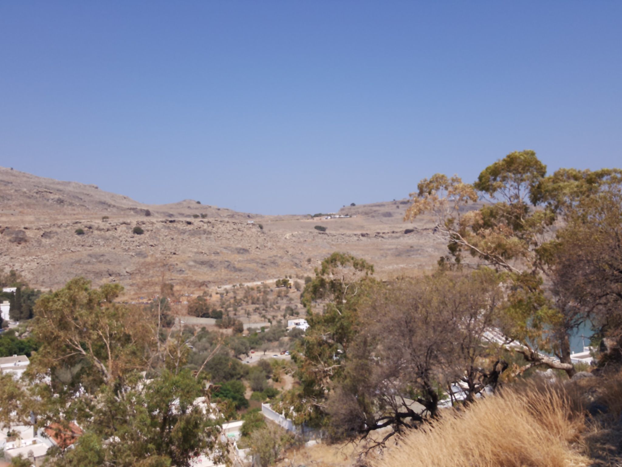 Street view of Líndos