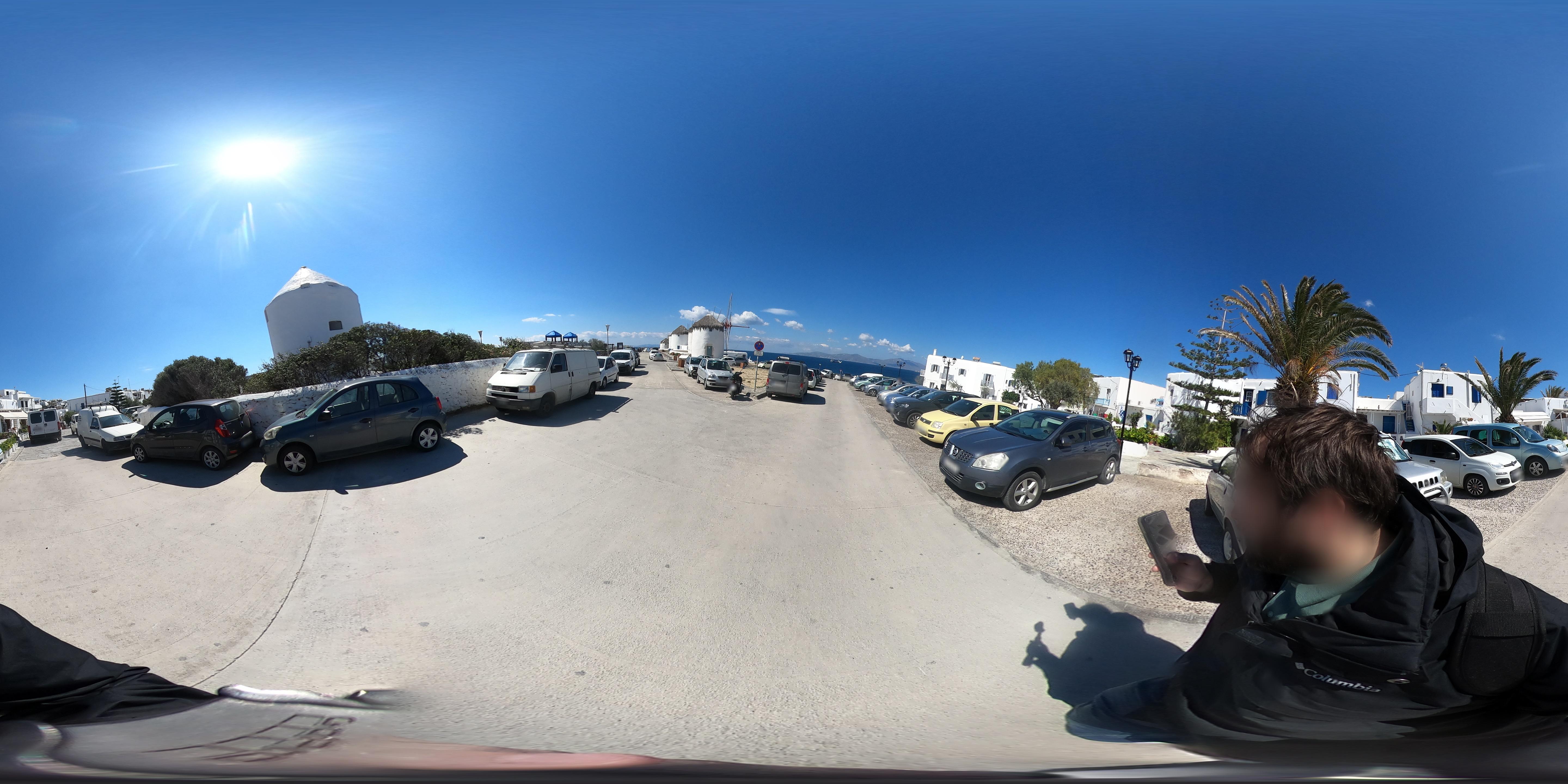 Street view of Mykonos