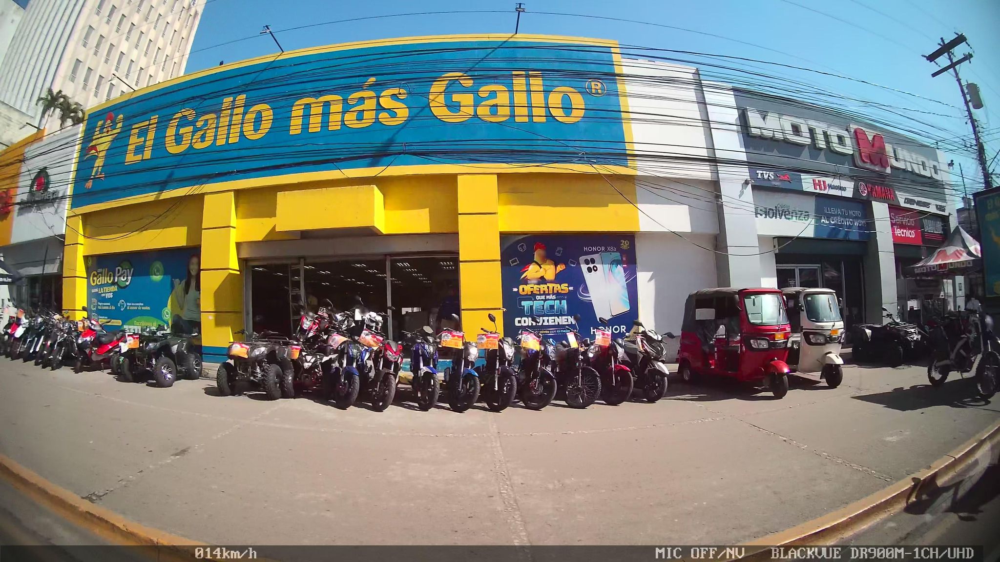 Street view of San Pedro Sula
