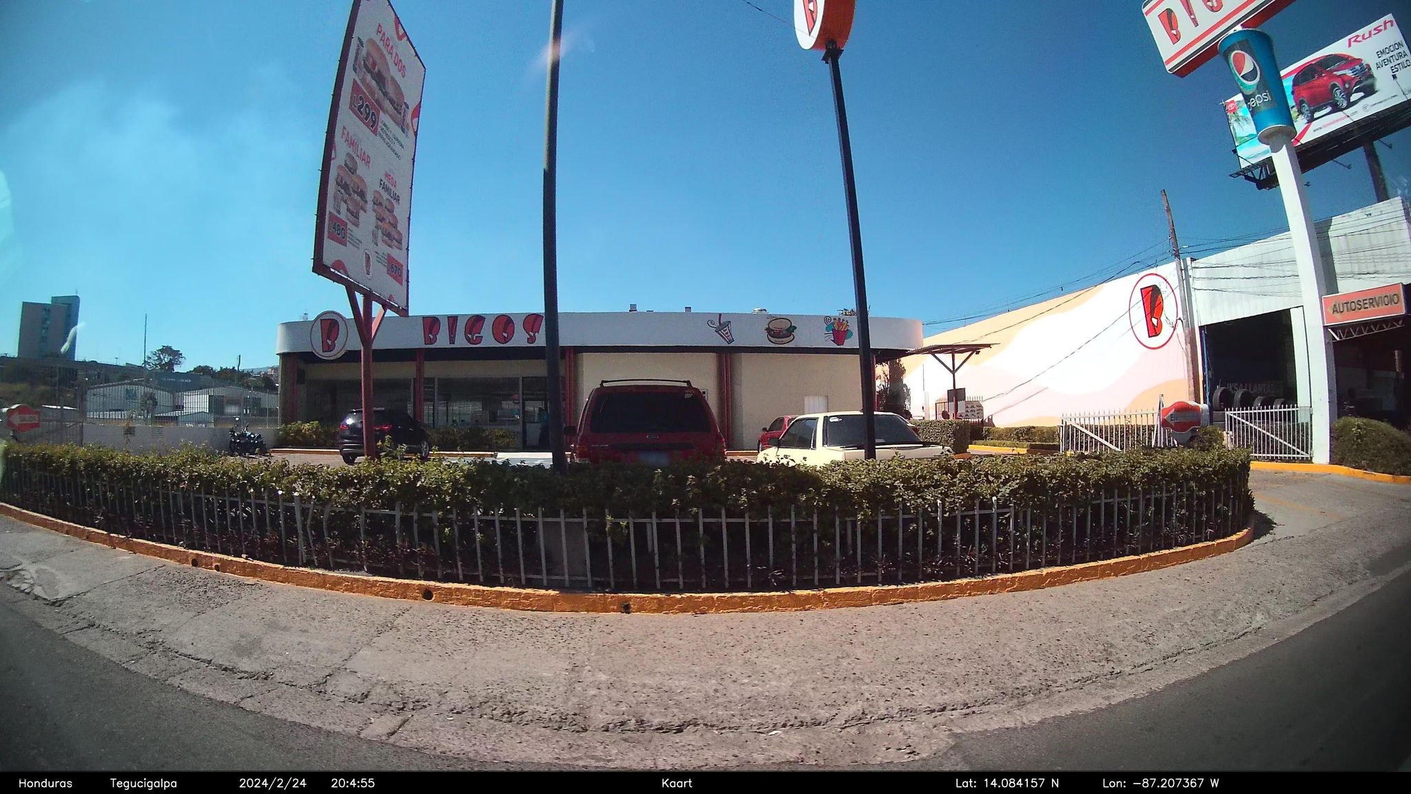 Street view of Tegucigalpa