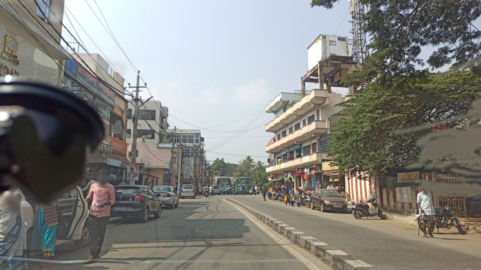 Street view of Yelahanka