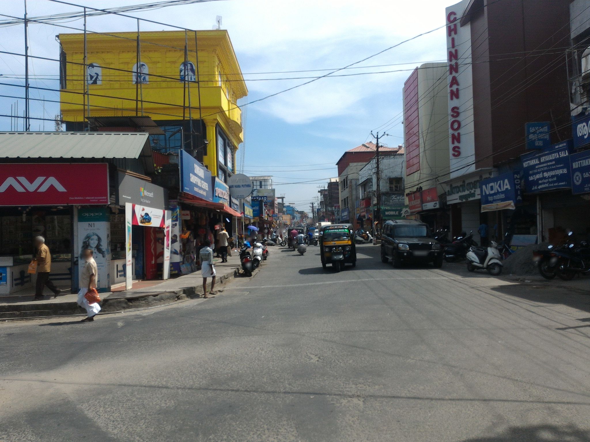 Street view of Palakkad