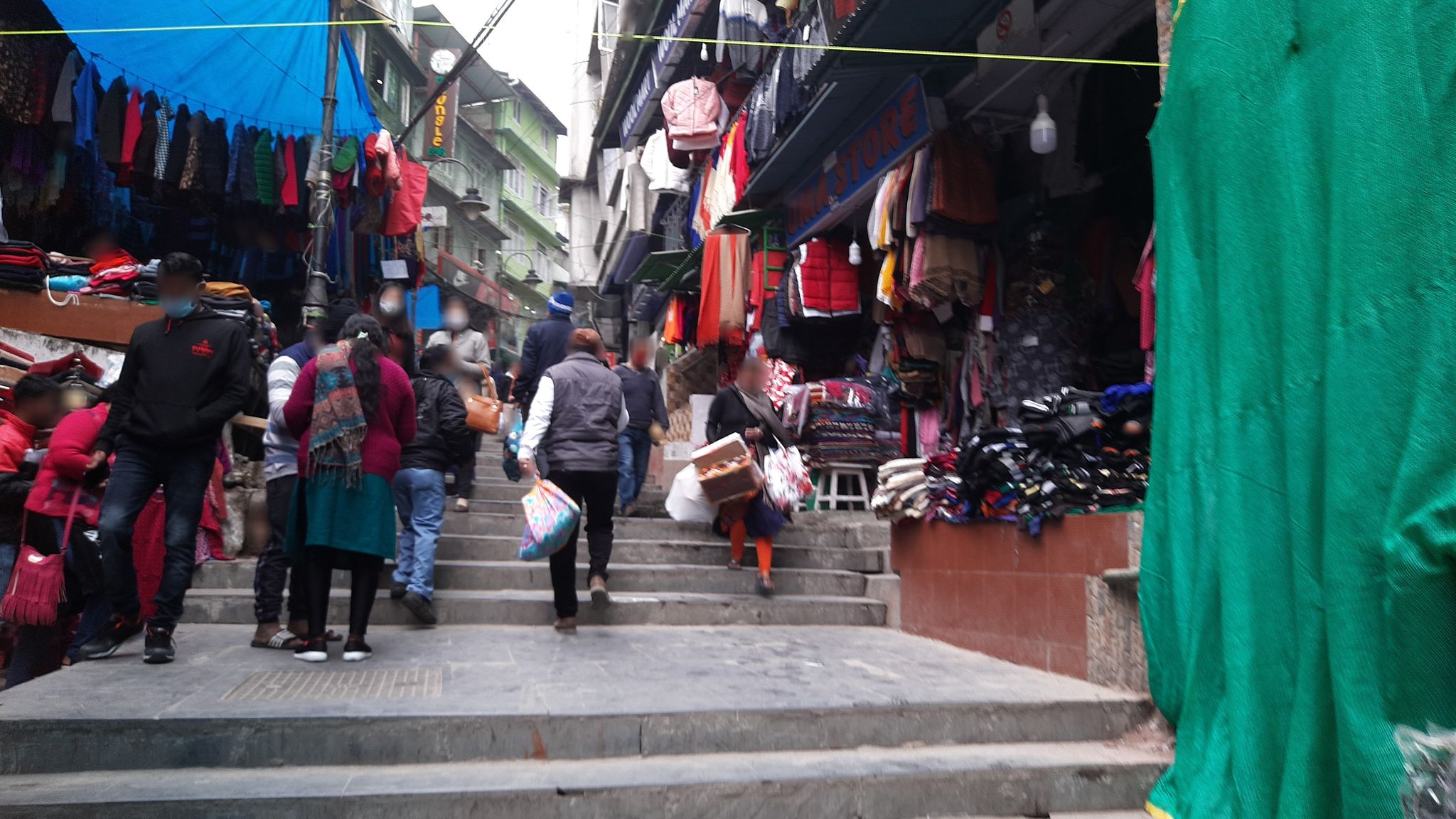 Street view of Gangtok