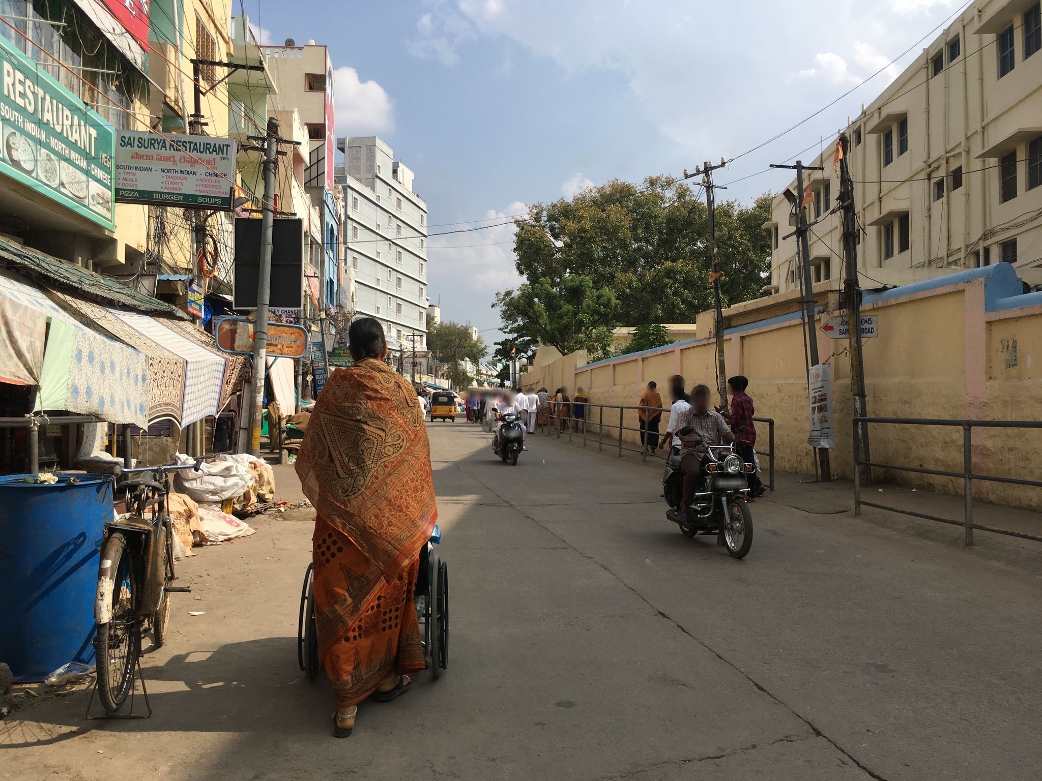 Street view of Puttaparthi